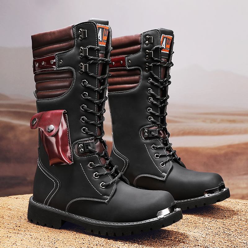 Men'S Fashion For 45 Years Old - Sepatu bot motor pria model high