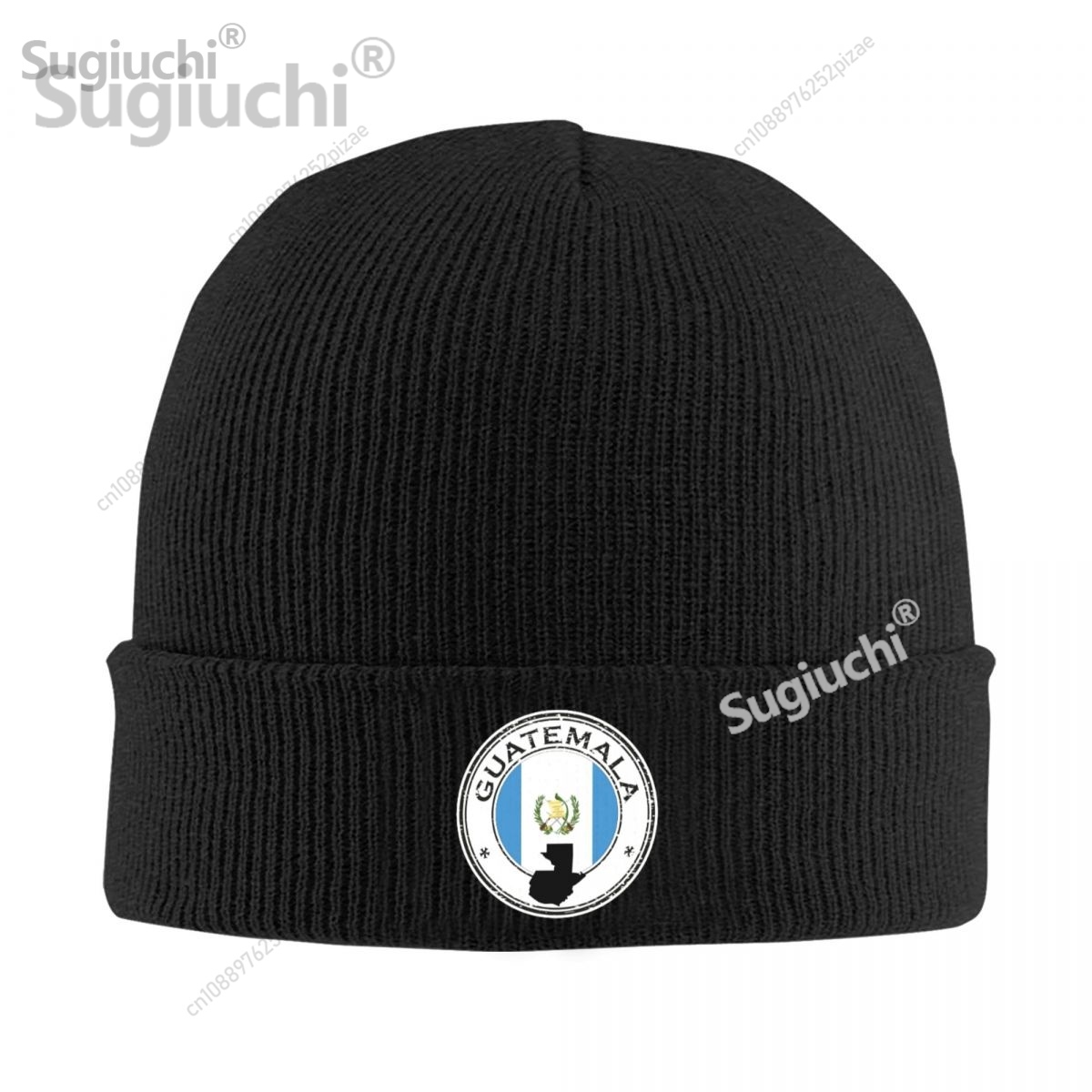 Men'S Fashion Guatemala - Topi Rajut Bendera Guatemala dengan Peta