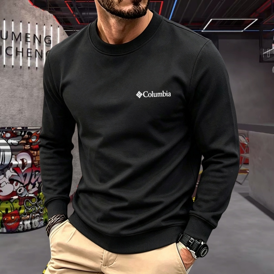 Fashion Mens Shirt - Kaos oblong pria lengan panjang berbahan
