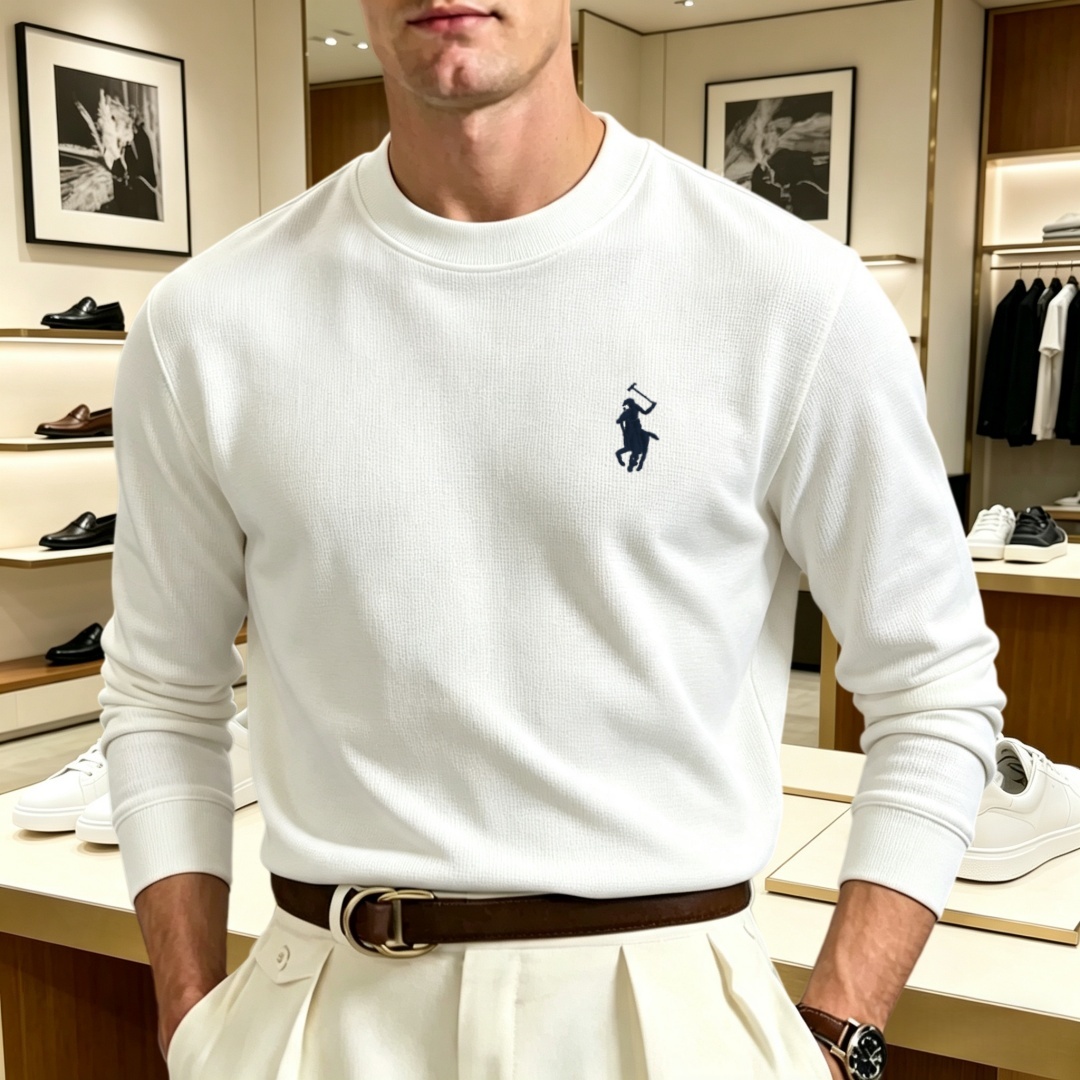 Fashion Mens Shirt - Kaos oblong pria lengan panjang berbahan