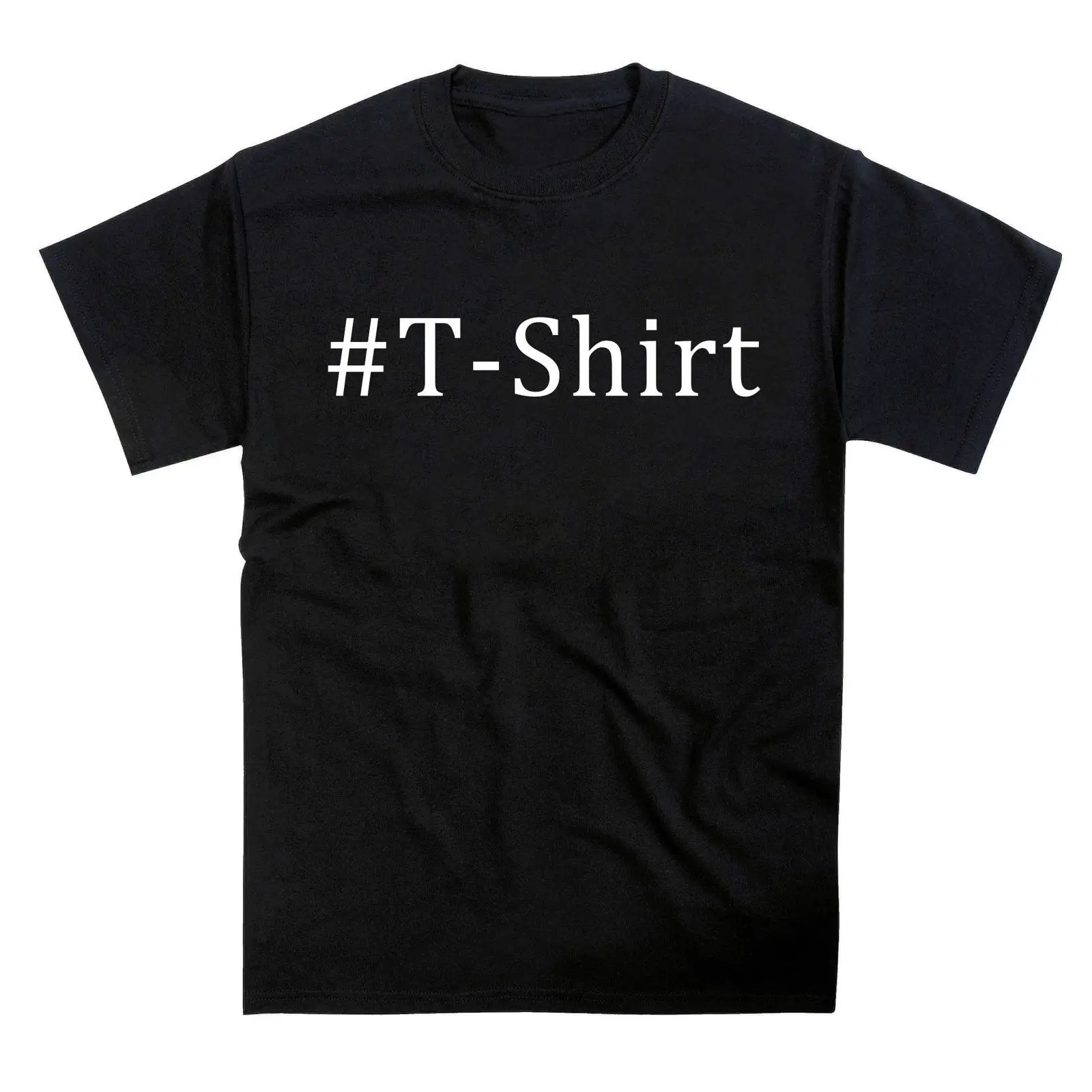 Mens Fashion Hashtags - Kaos Hashtag Vintage Dicuci Sedikit, Gaya