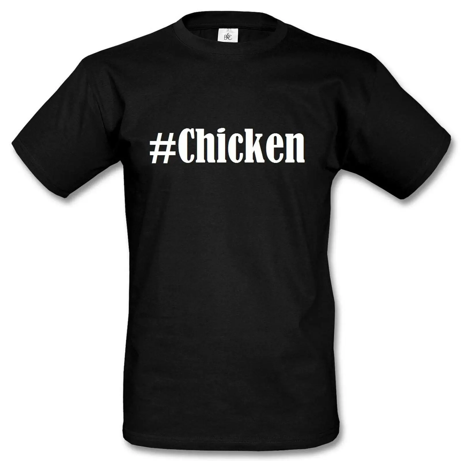 Mens Fashion Hashtags - Kaos Chicken Hashtag Raute untuk Wanita,