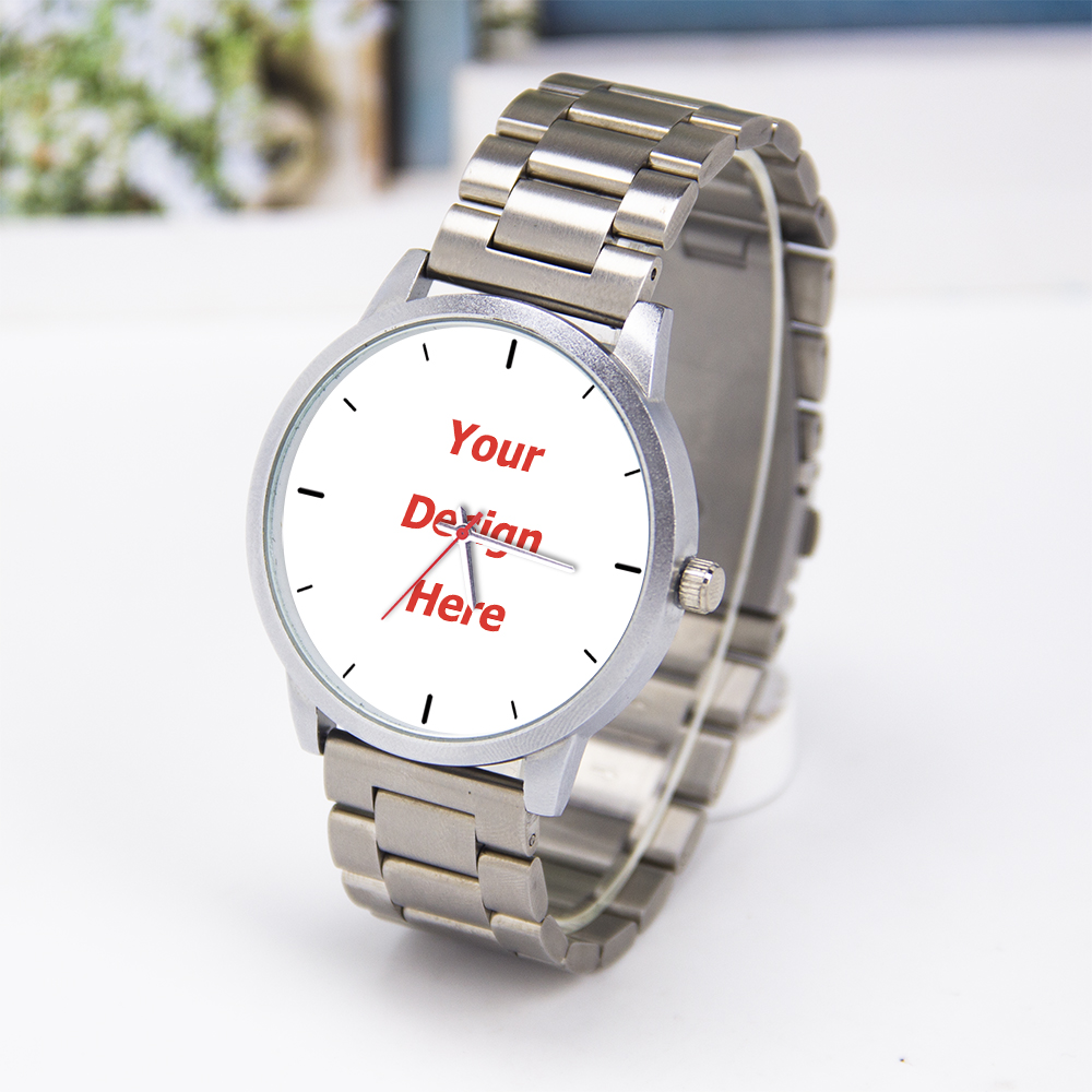 Mens Fashion In 40S - Casing Jam Tangan Campuran Perak Kustomisasi