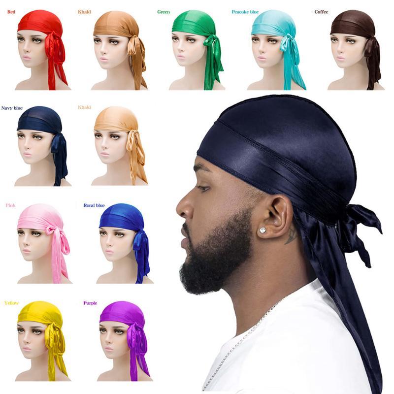 Men Fashion Hair Style - Topi Turban Durag Ekor Panjang Bahan