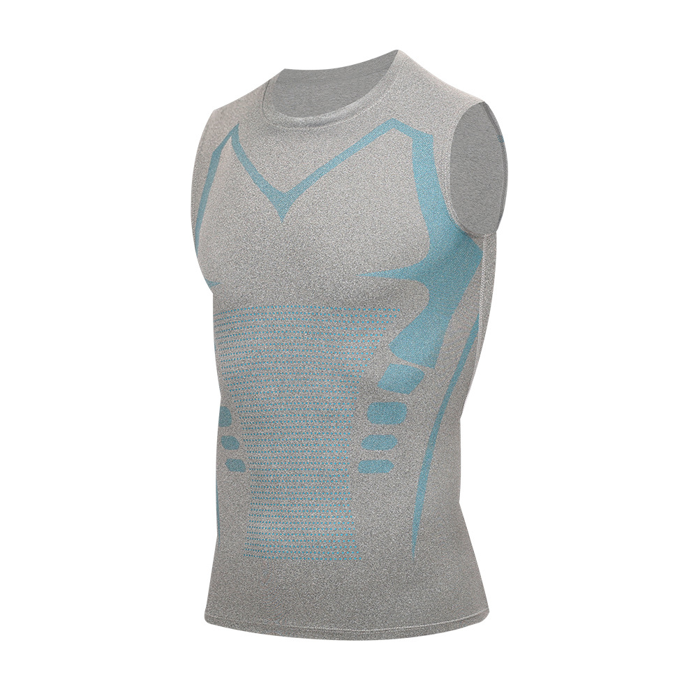 Muscle Tee Workout - Tank Top Kompresi Pria, Kaos Gym
