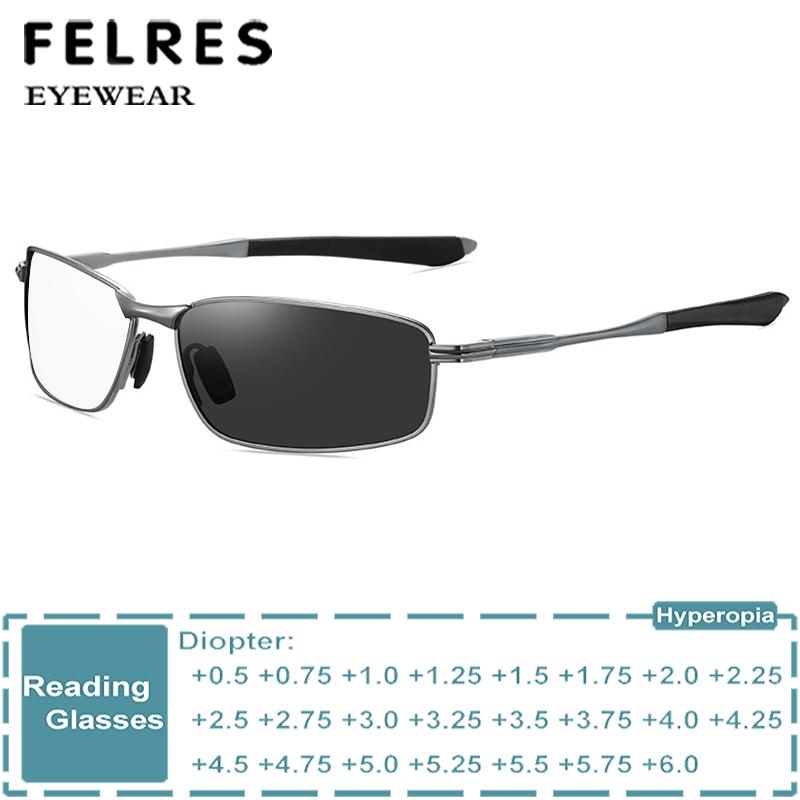Mens Fashion Discord - Kacamata Baca Fotochromic Bingkai Kecil Oval