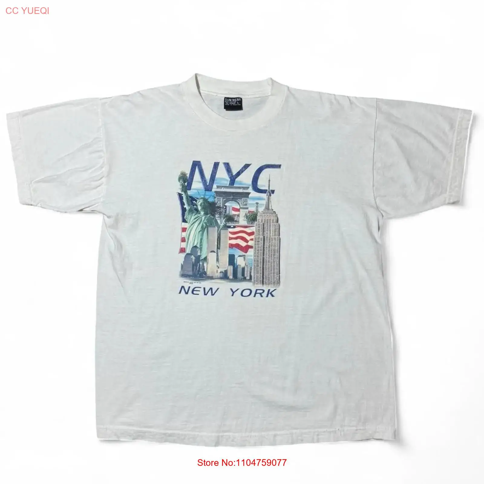 Men'S Fashion New York - Kaos Vintage Y2K New York Souvenir