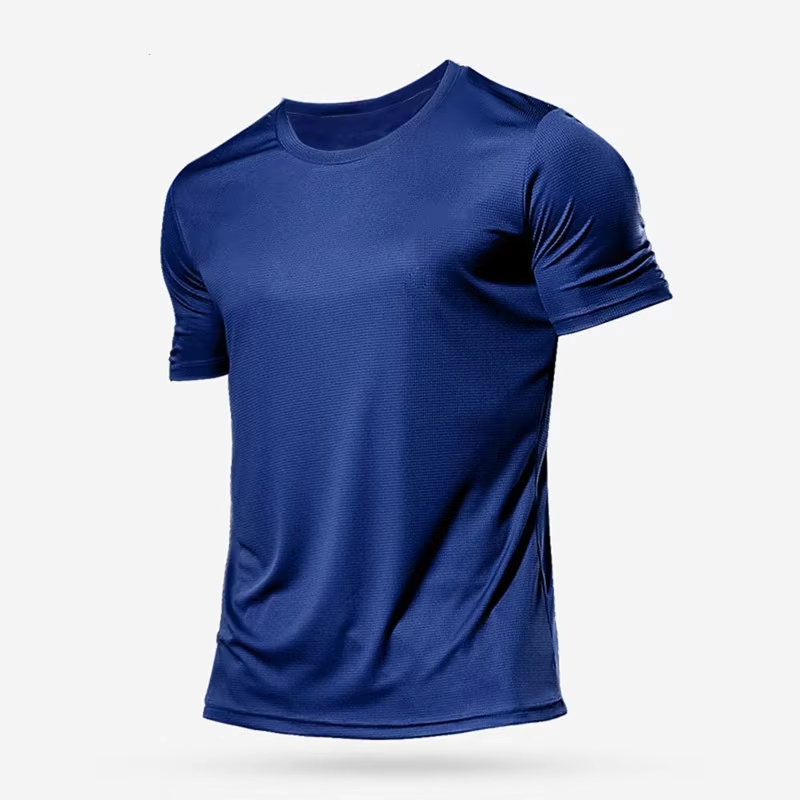 Muscle Tee Workout - Kaos Lari Pria Cepat Kering, Kompresi