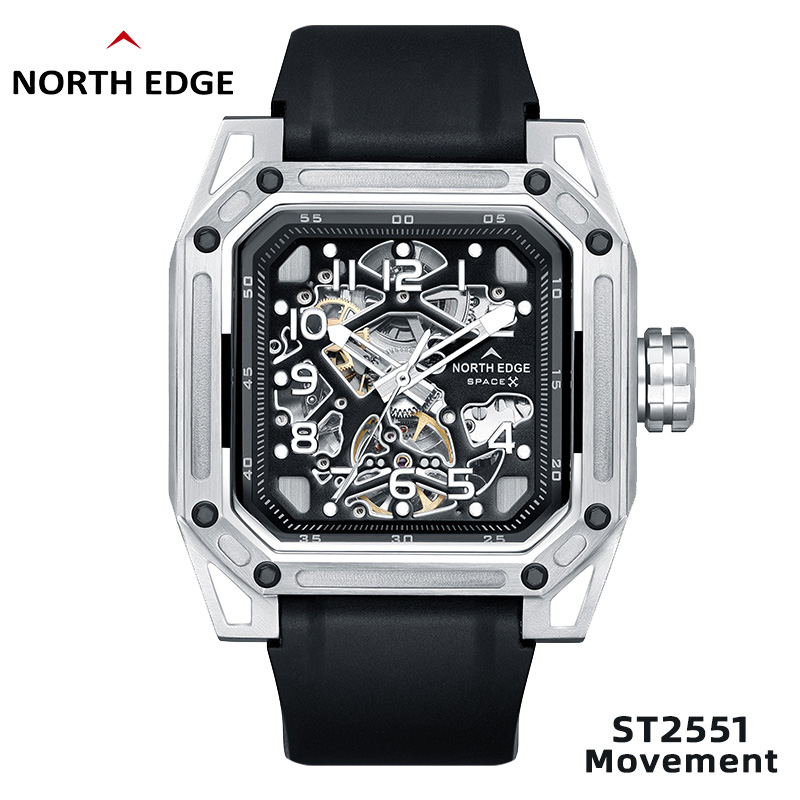 Men'S Fashion X - NORTH EDGE Jam Tangan Mekanis Pria