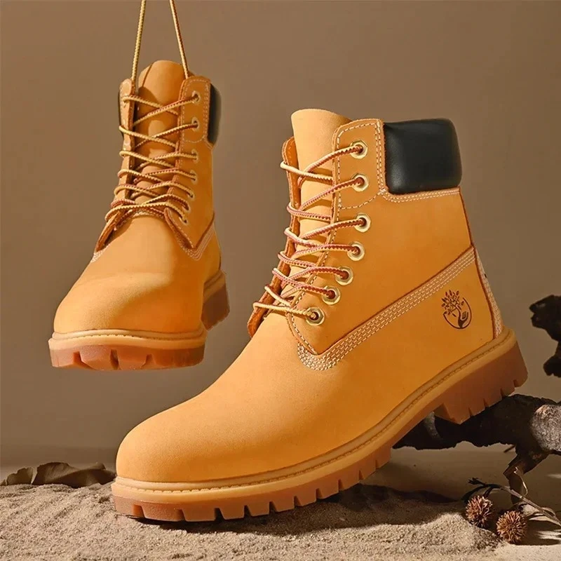 Men'S Fashion Loafers - Sepatu Boots Pria High Top Berkualitas