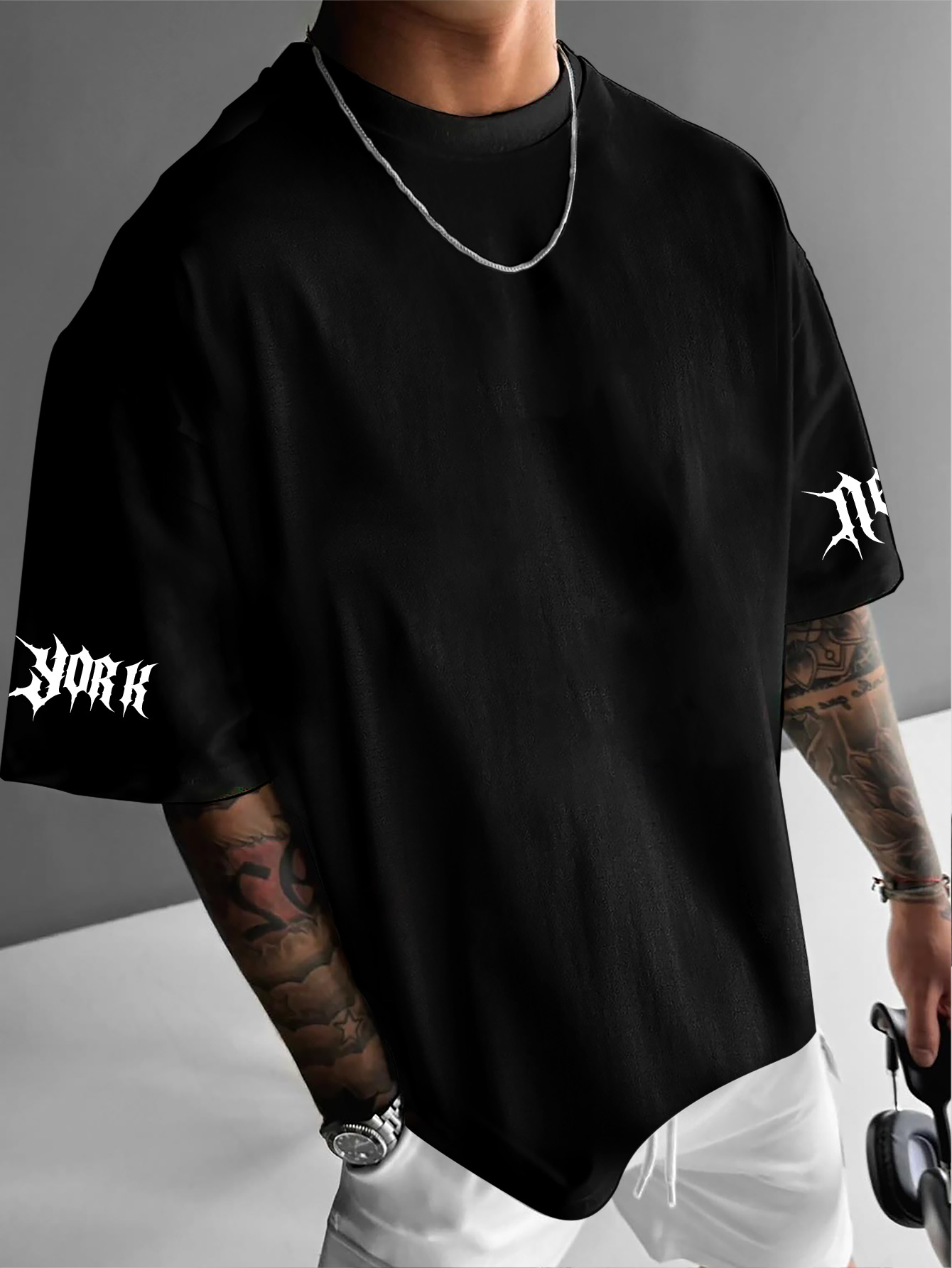 Kaos Lengan Pendek Hip Hop Pri - Men'S Fashion New York ulasan dan harga