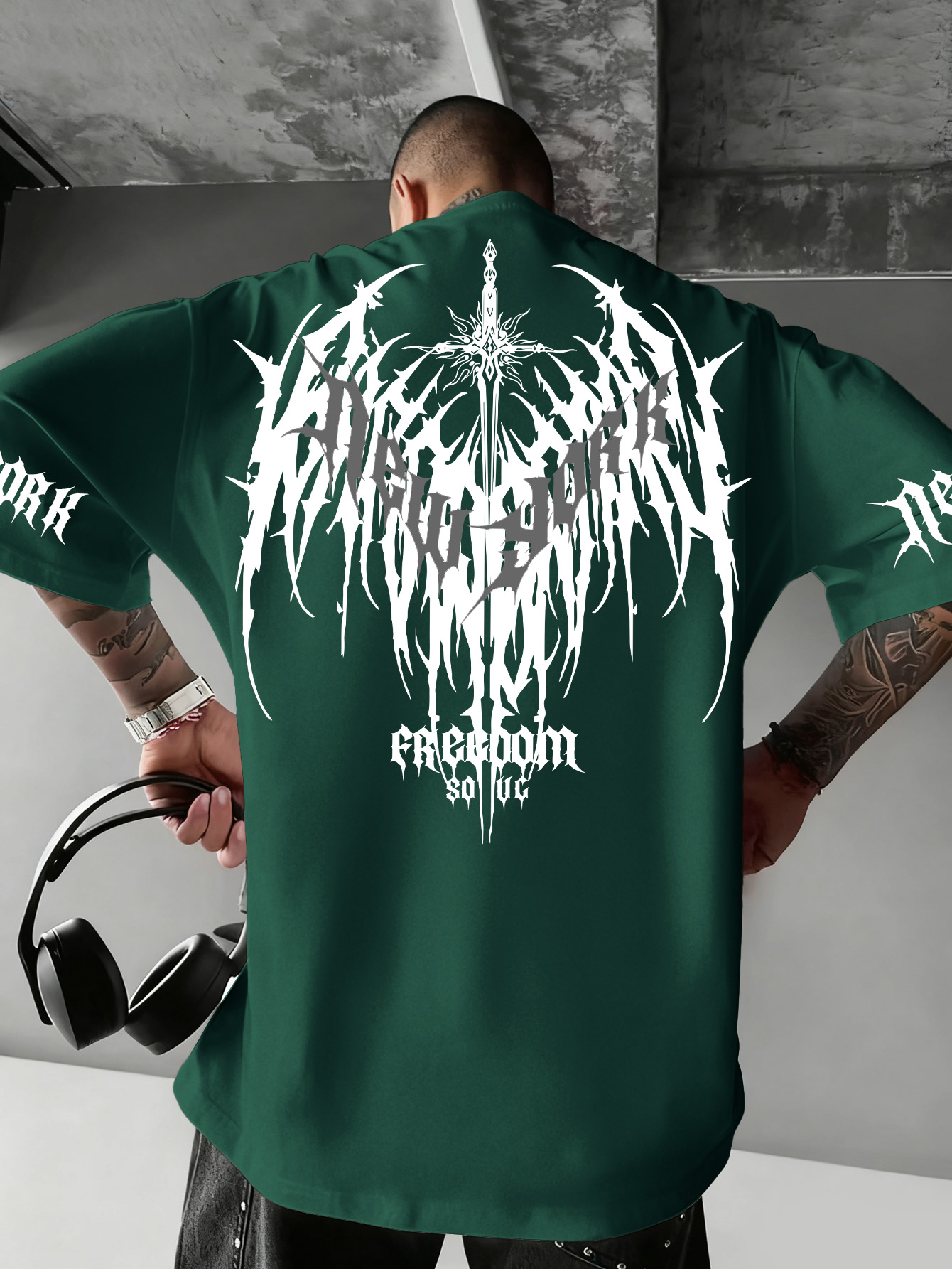 Kaos Lengan Pendek Hip Hop Pri - Men'S Fashion New York ulasan dan harga