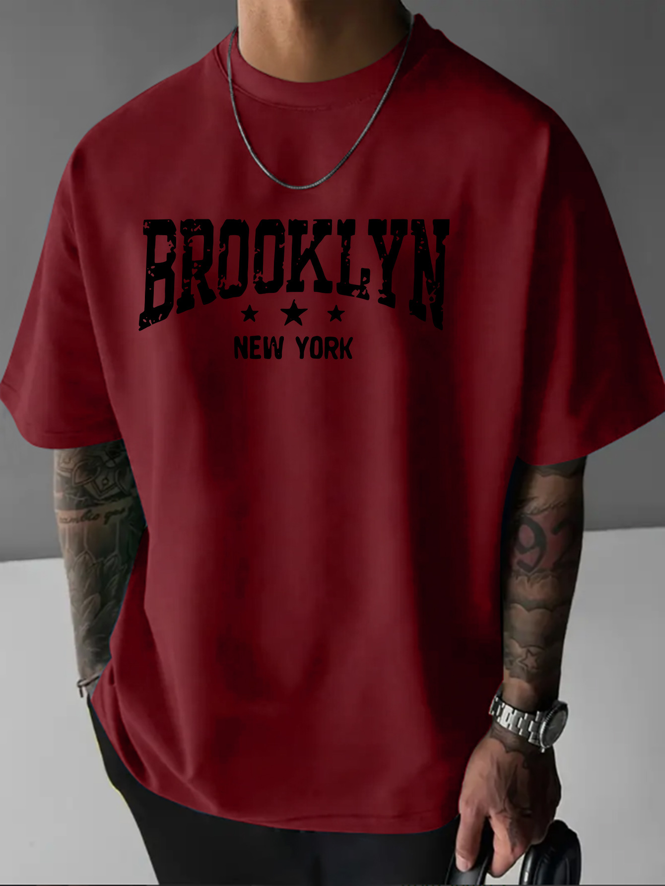 Atasan Kaus Lengan Pendek Lehe - Men'S Fashion New York ulasan dan harga
