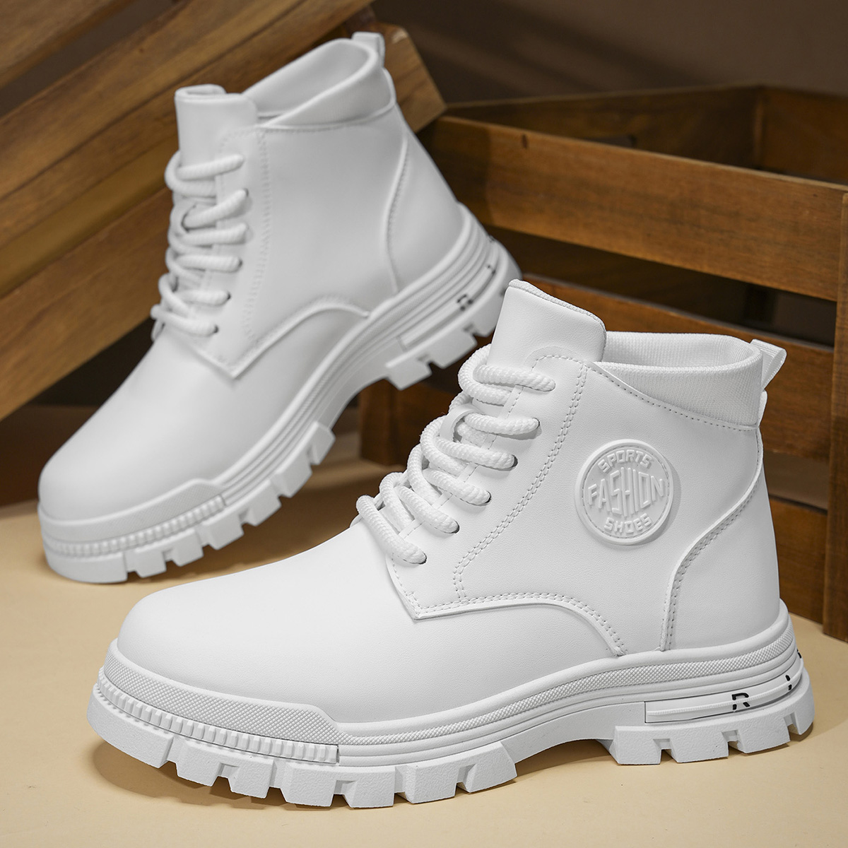 Sepatu Bot Motor Putih Pria Mo - Men'S Fashion For 45 Years Old ulasan dan harga