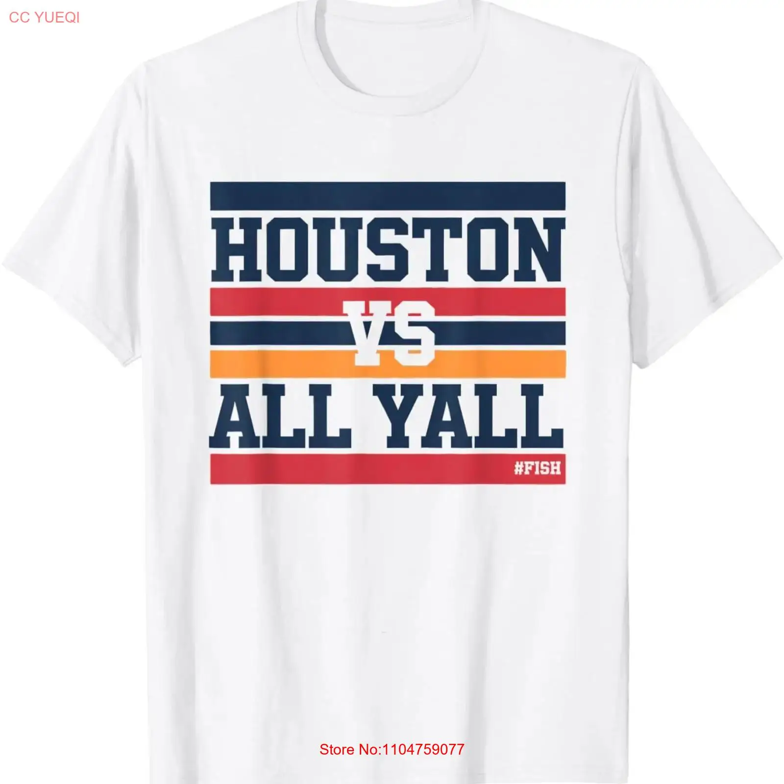 Houston VS All Y Hashtag Fish  - Mens Fashion Hashtags ulasan dan harga