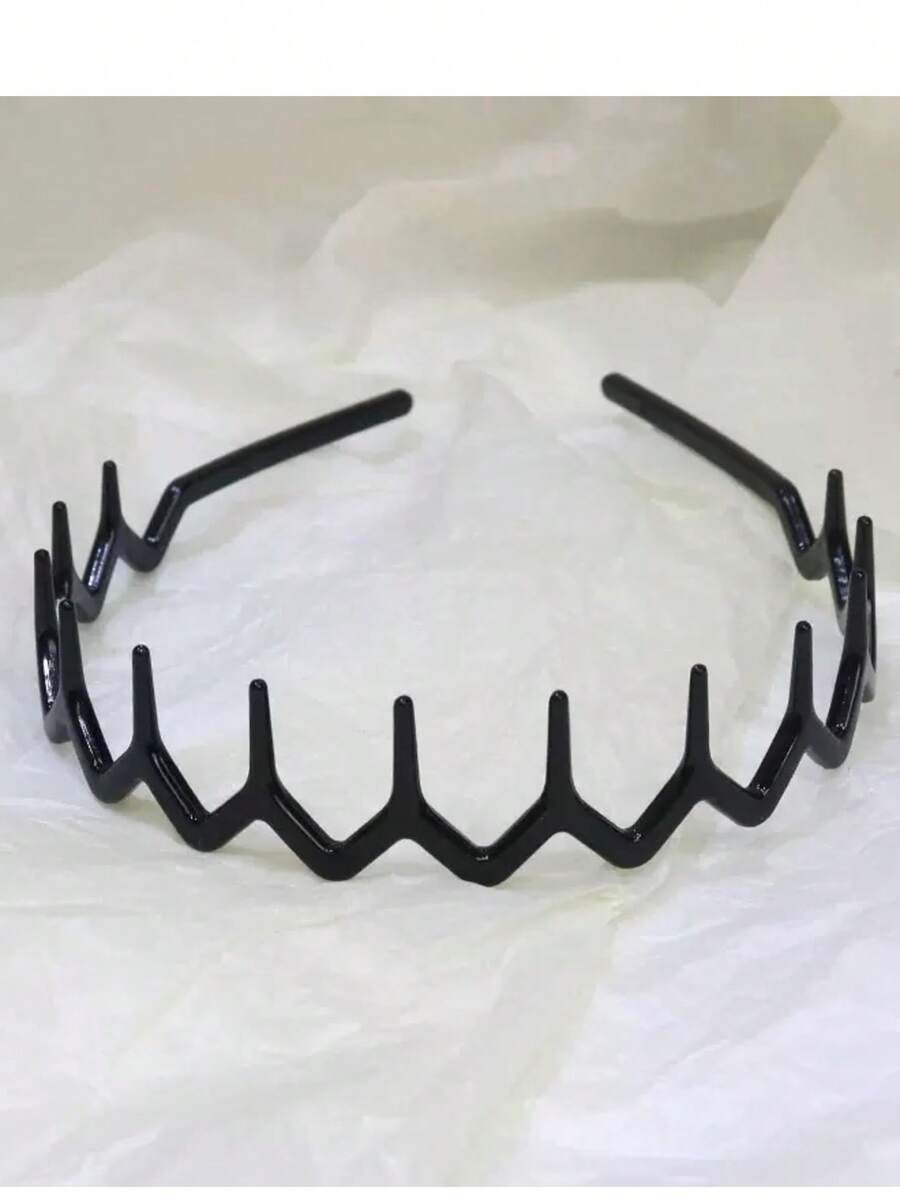 4pcs Headband Bergigi Hitam, S - Men Fashion Hair Style ulasan dan harga