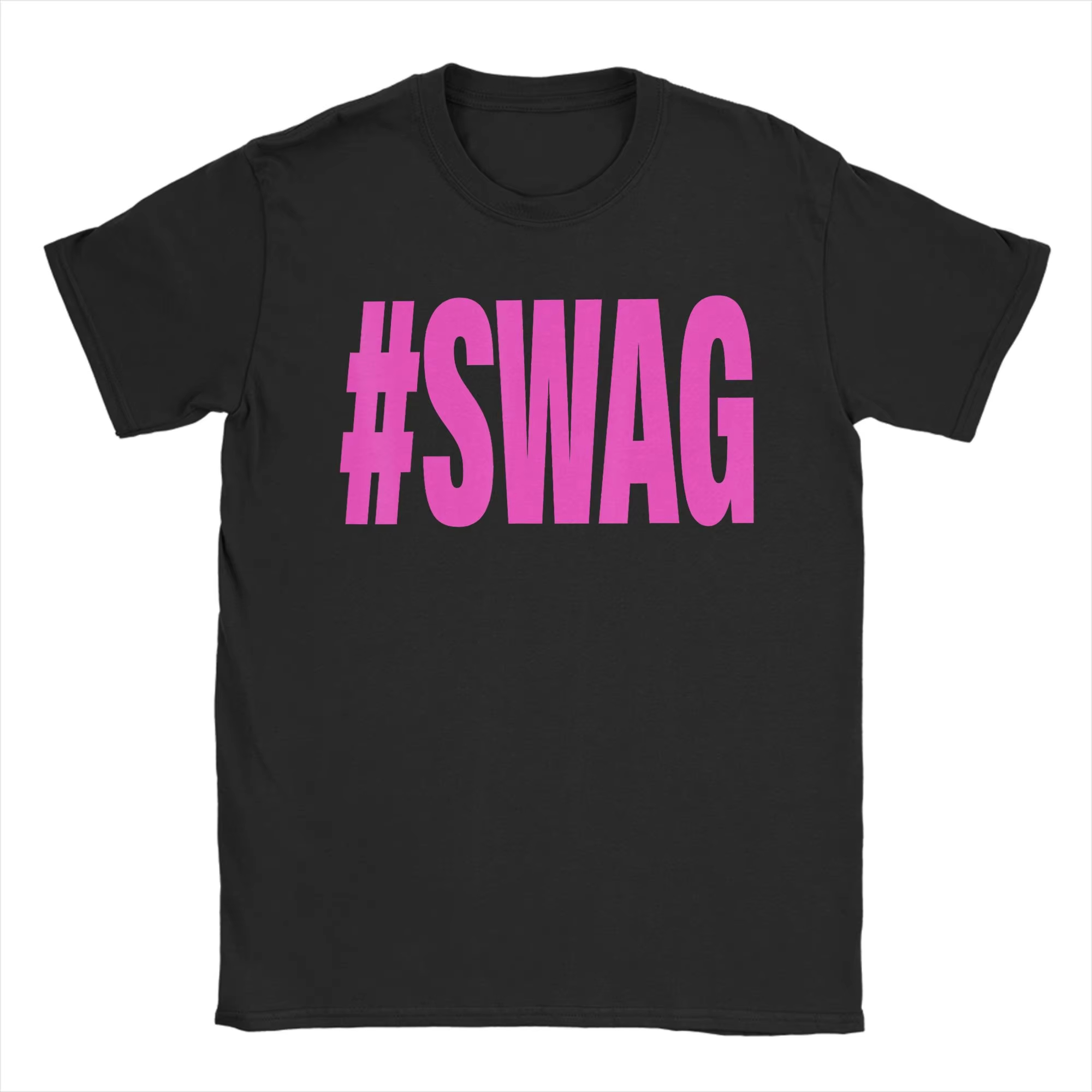 Kaos Hashtag Swag Pria Y2K Bas - Mens Fashion Hashtags ulasan dan harga