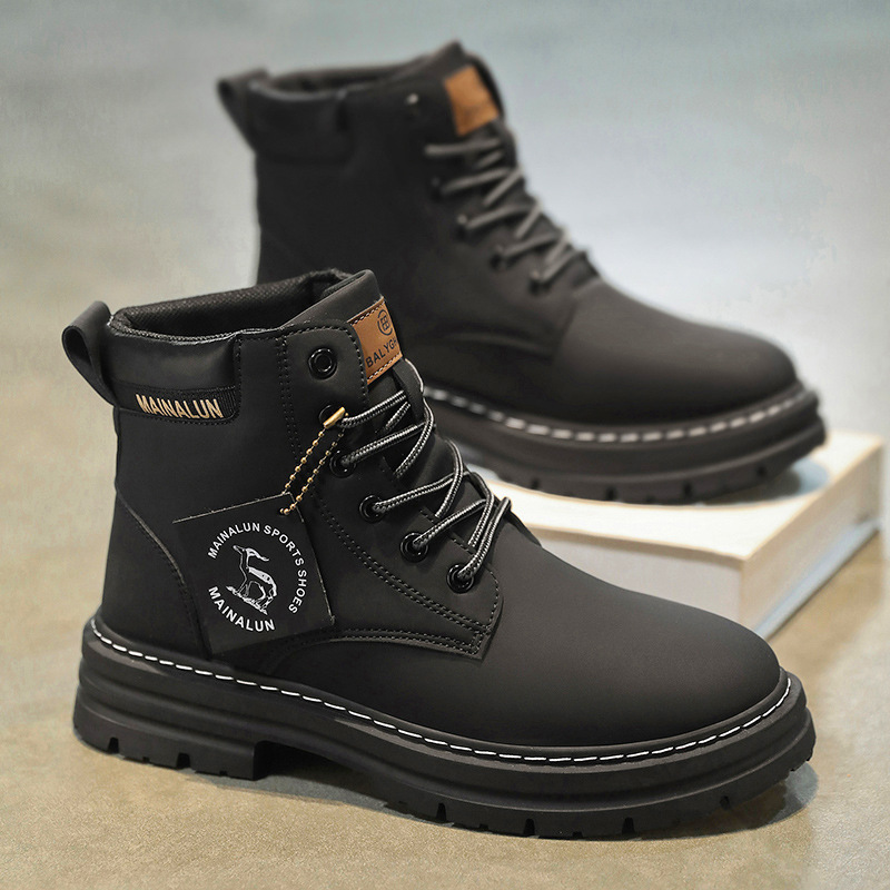Sepatu Boots Pria Klasik High  - Men'S Fashion Loafers ulasan dan harga
