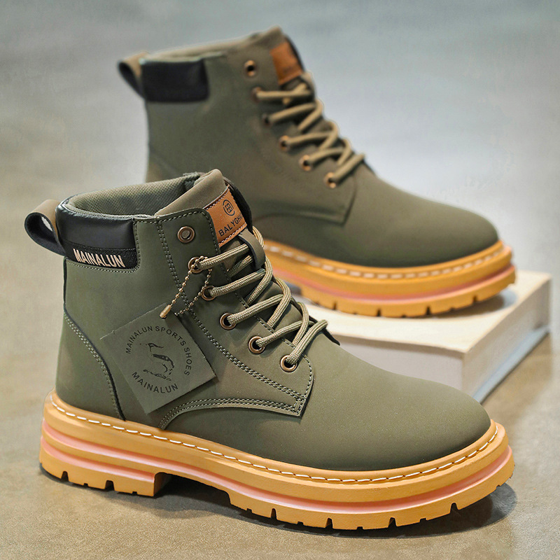 Sepatu Boots Pria Klasik High  - Men'S Fashion Loafers ulasan dan harga