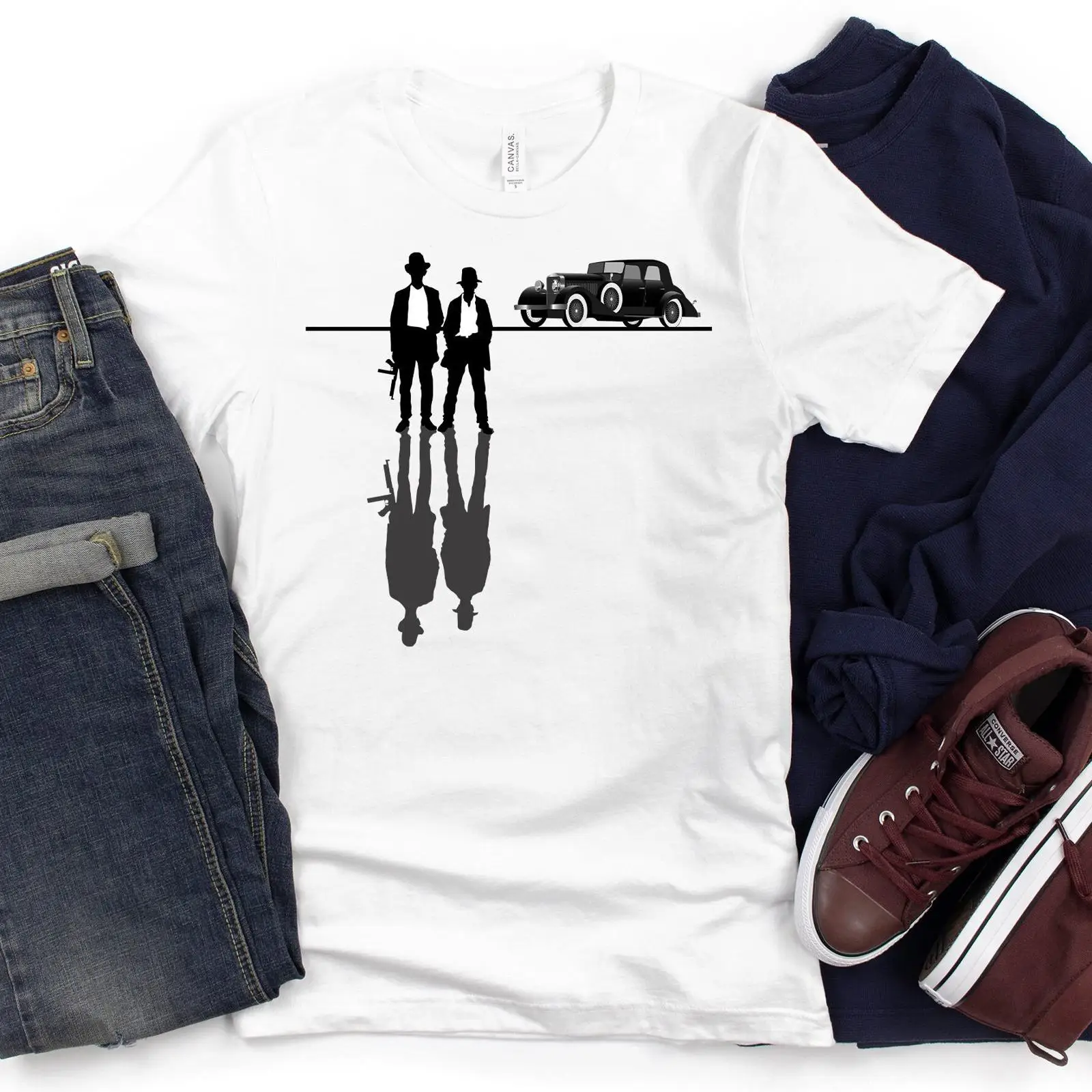 Kaos Mobil Klasik Gangster Era - Men'S Fashion Roaring 20S ulasan dan harga