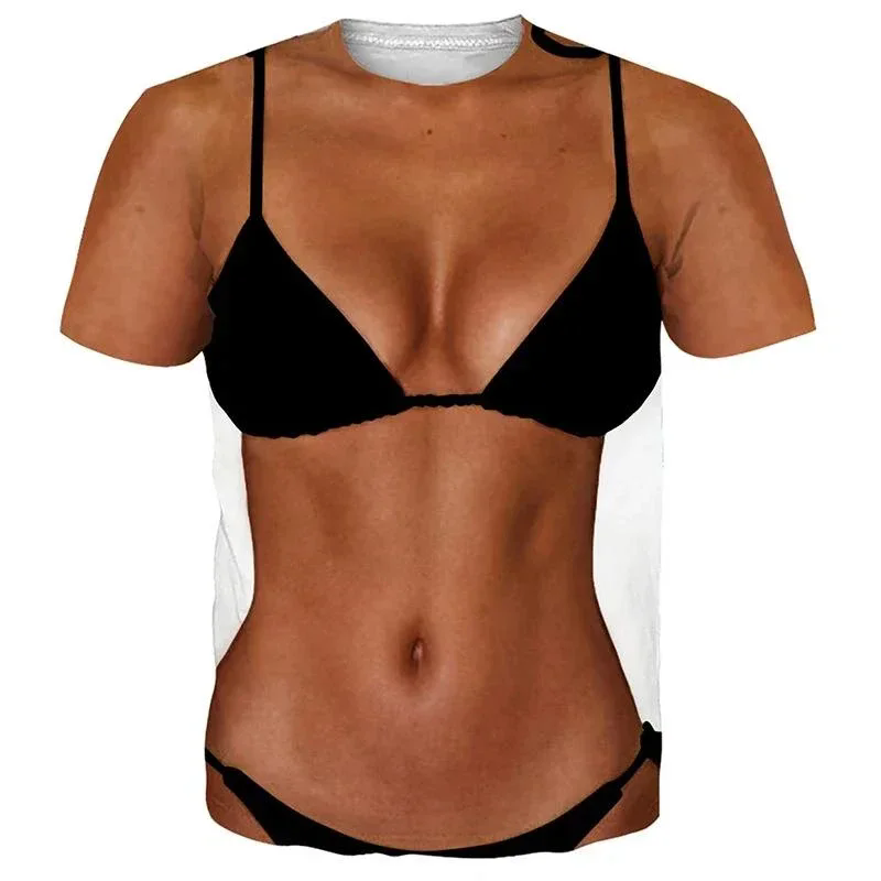 2024 T-shirt dicetak 3D otot t - Muscle Tee Workout ulasan dan harga