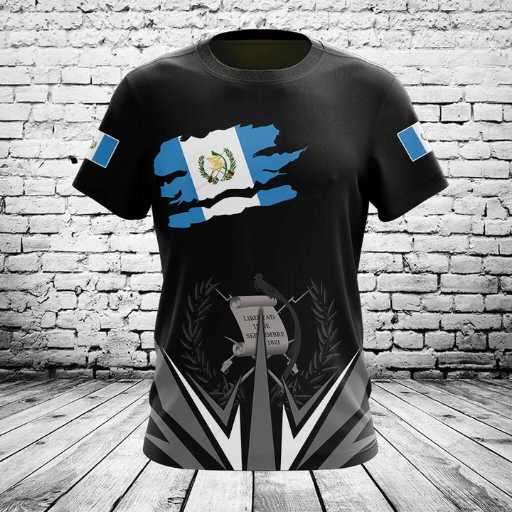Kaos Grafis Bendera Guatemala  - Men'S Fashion Guatemala ulasan dan harga
