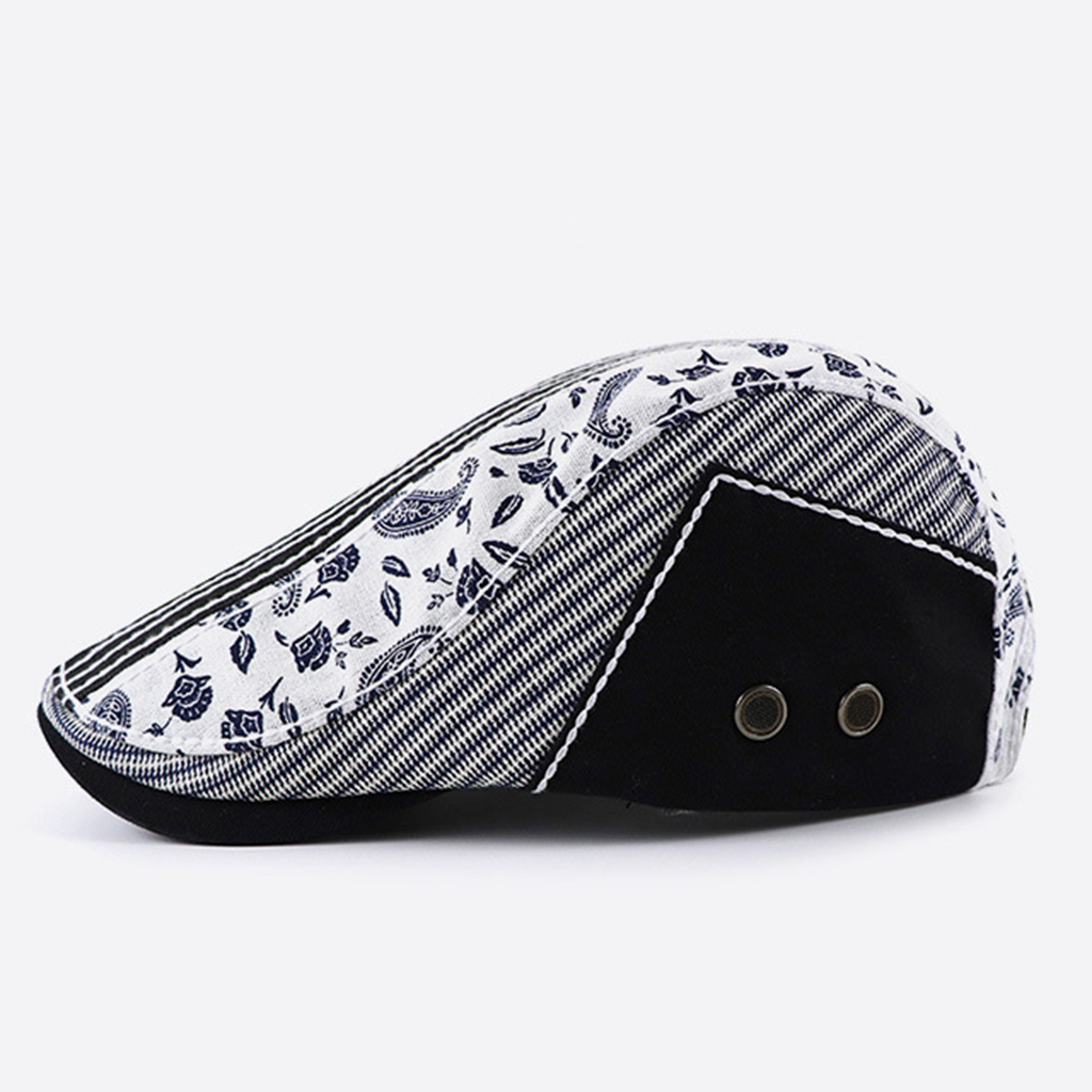 Topi Newsboy Paisley Datar Mod - Men'S Fashion Roaring 20S ulasan dan harga