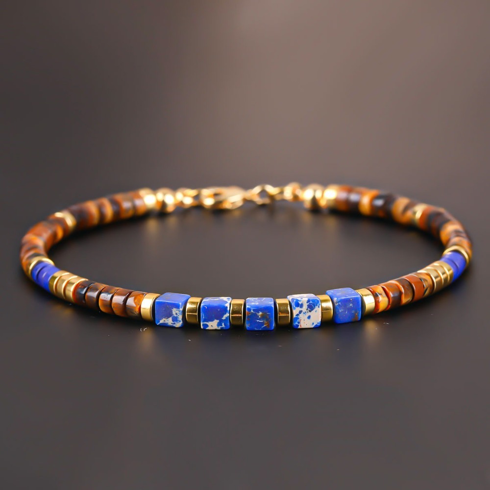 Gelang Manik Batu Lapis Lazuli - Mens Fashion Discord ulasan dan harga