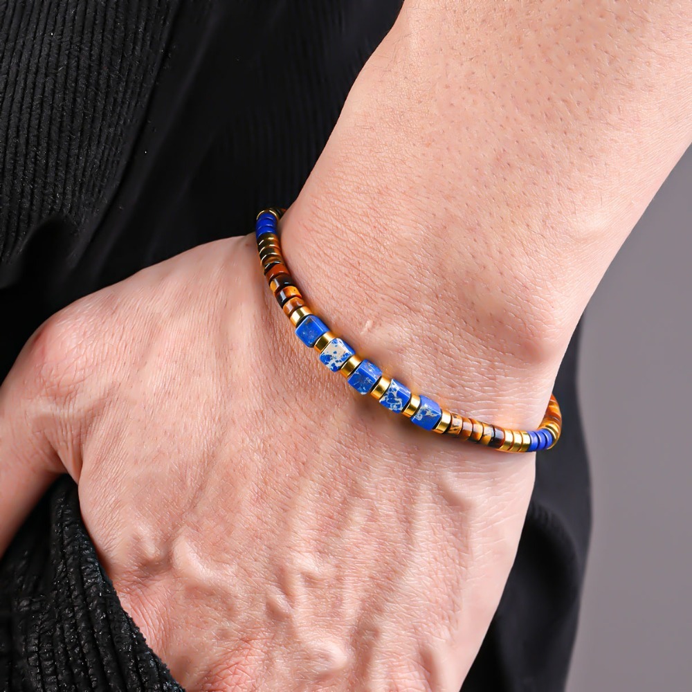 Gelang Manik Batu Lapis Lazuli - Mens Fashion Discord ulasan dan harga