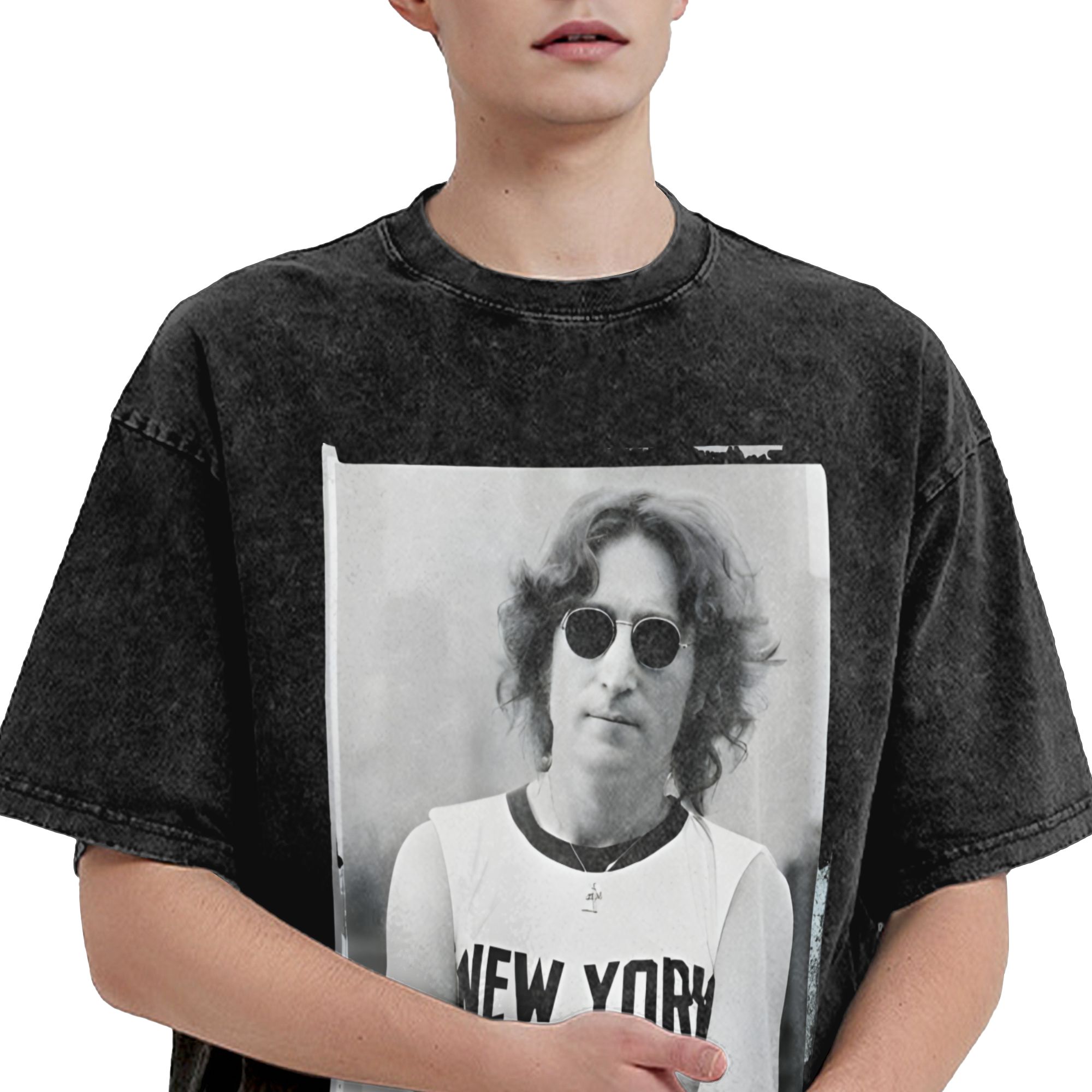 Kaos Harajuku John Lennon 1972 - Men'S Fashion New York ulasan dan harga