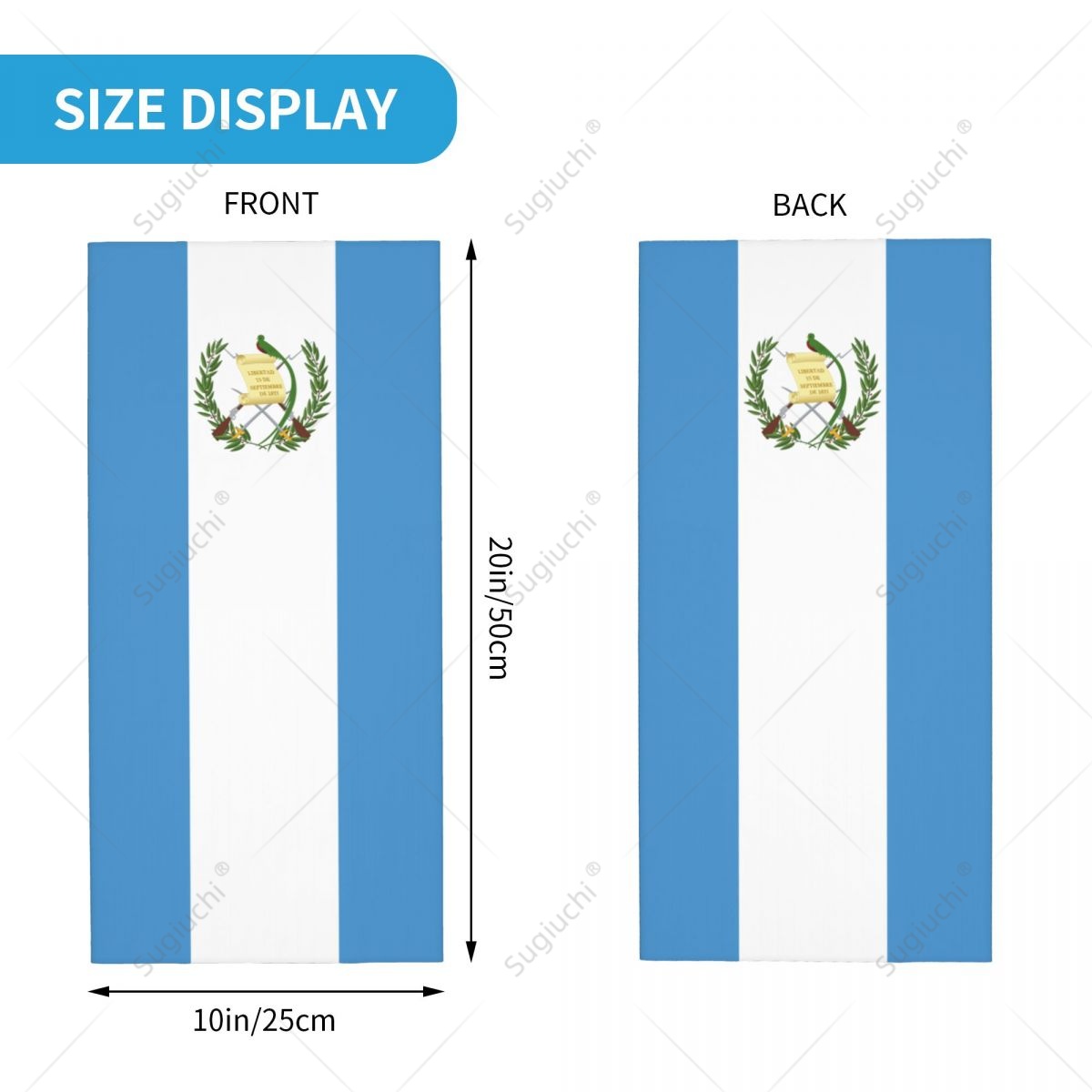 Syal Bendera Guatemala Uniseks - Men'S Fashion Guatemala ulasan dan harga