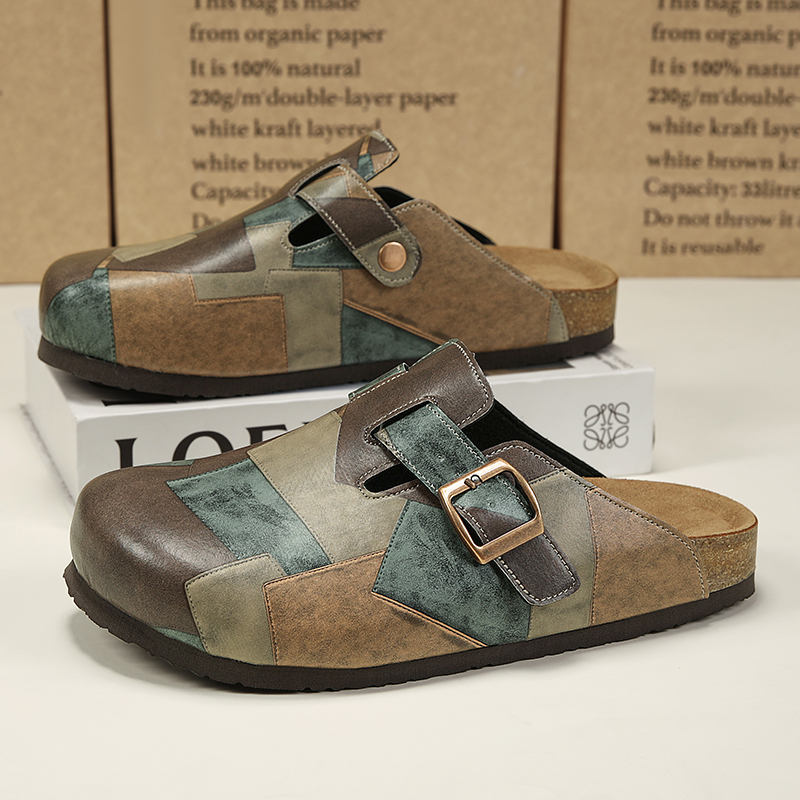 Sendal Unisex Cork Closed Toe  - Men'S Fashion For 45 Years Old ulasan dan harga