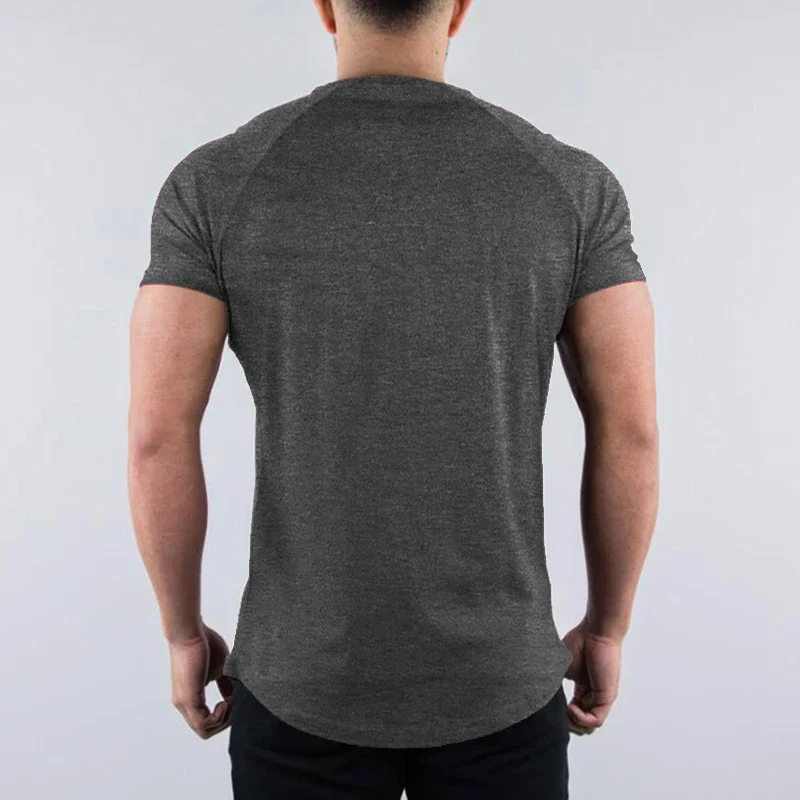 Kaus lengan pendek katun berna - Muscle Tee Workout ulasan dan harga