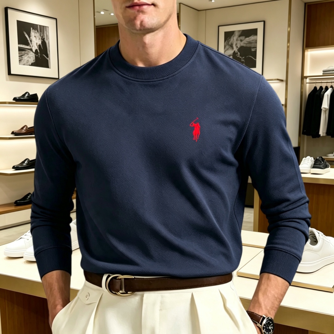 Kaos oblong pria lengan panjan - Fashion Mens Shirt ulasan dan harga