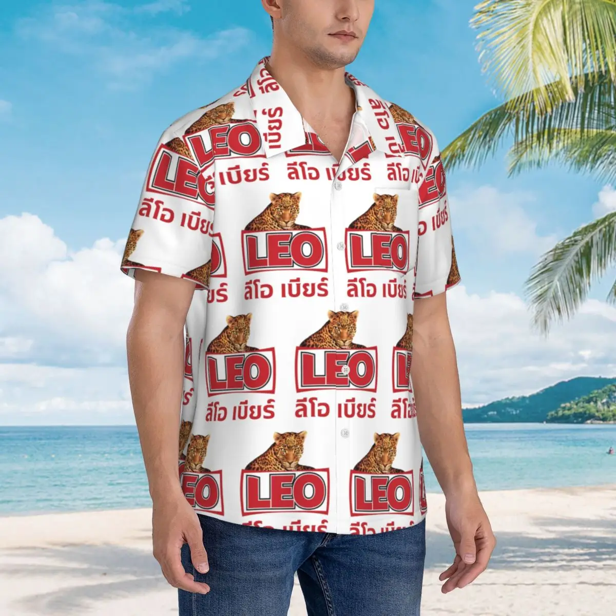 Leo Beer Bangkok Hawaiian Shir - Mens Fashion Bangkok ulasan dan harga