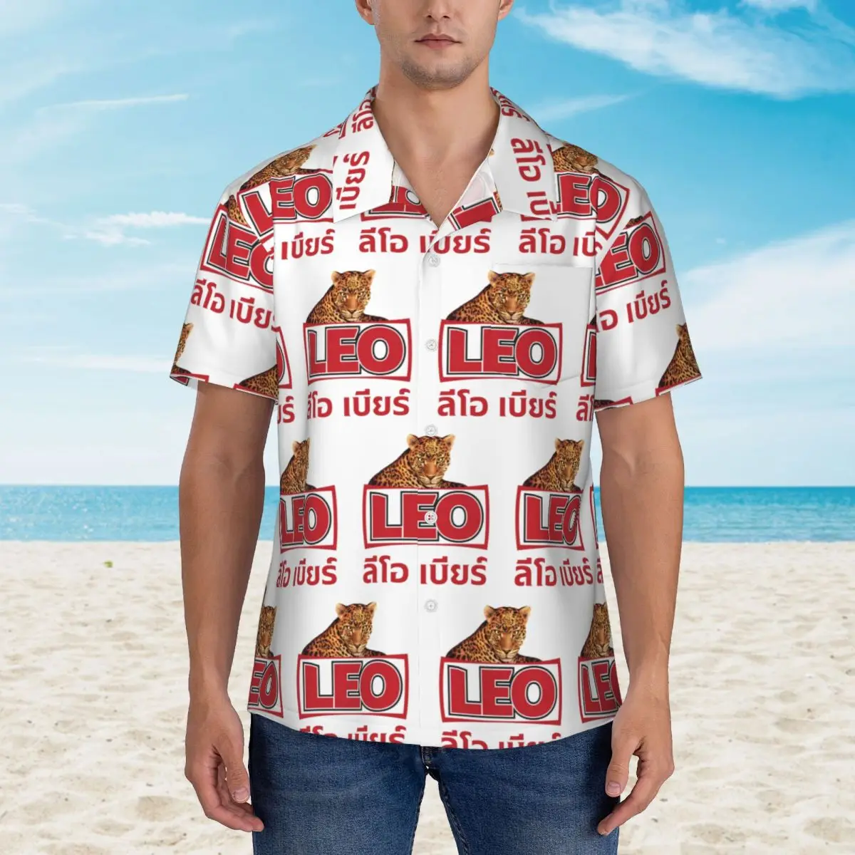 Leo Beer Bangkok Hawaiian Shir - Mens Fashion Bangkok ulasan dan harga
