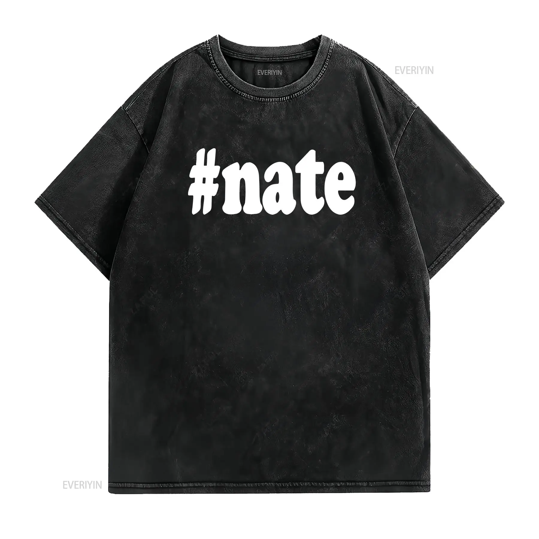 Kaos Nate Hashtag Nama Nathan  - Mens Fashion Hashtags ulasan dan harga