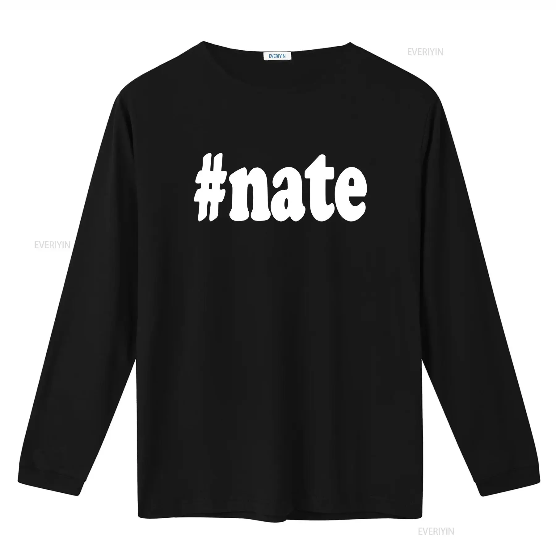 Kaos Nate Hashtag Nama Nathan  - Mens Fashion Hashtags ulasan dan harga