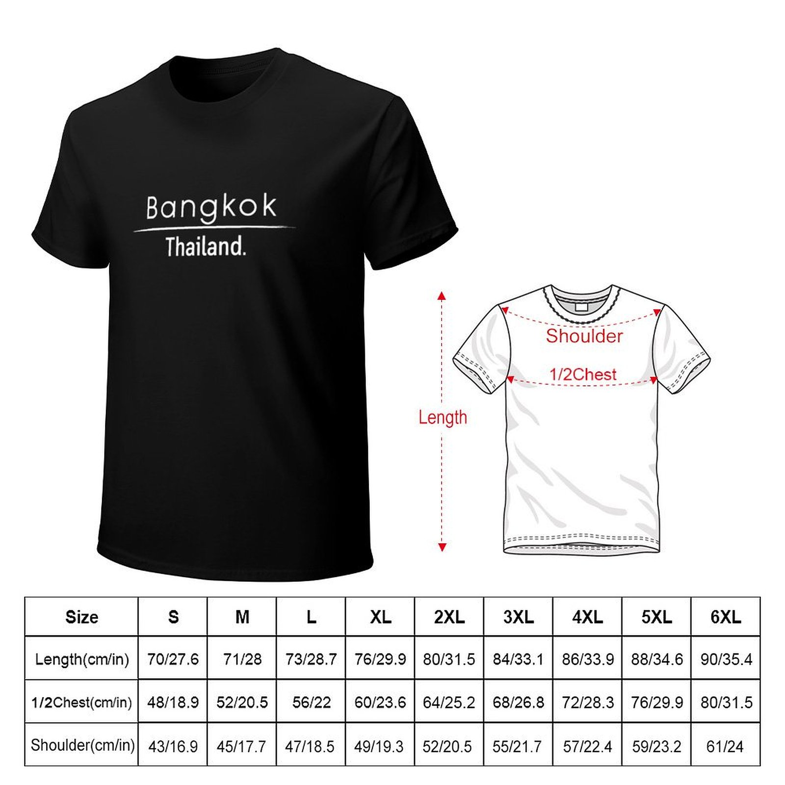 Kaos Bangkok Thailand Cetak Fa - Mens Fashion Bangkok ulasan dan harga