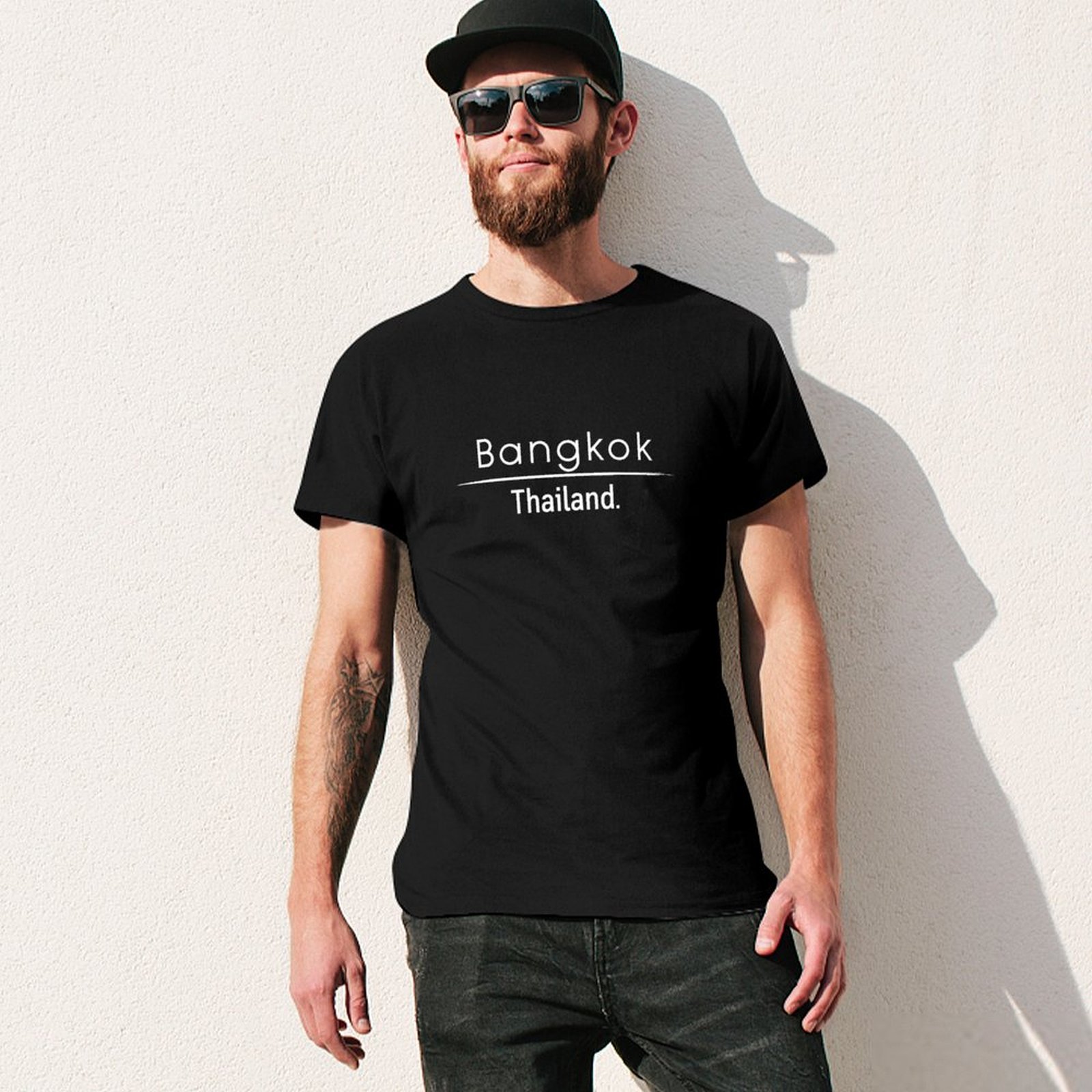 Kaos Bangkok Thailand Cetak Fa - Mens Fashion Bangkok ulasan dan harga