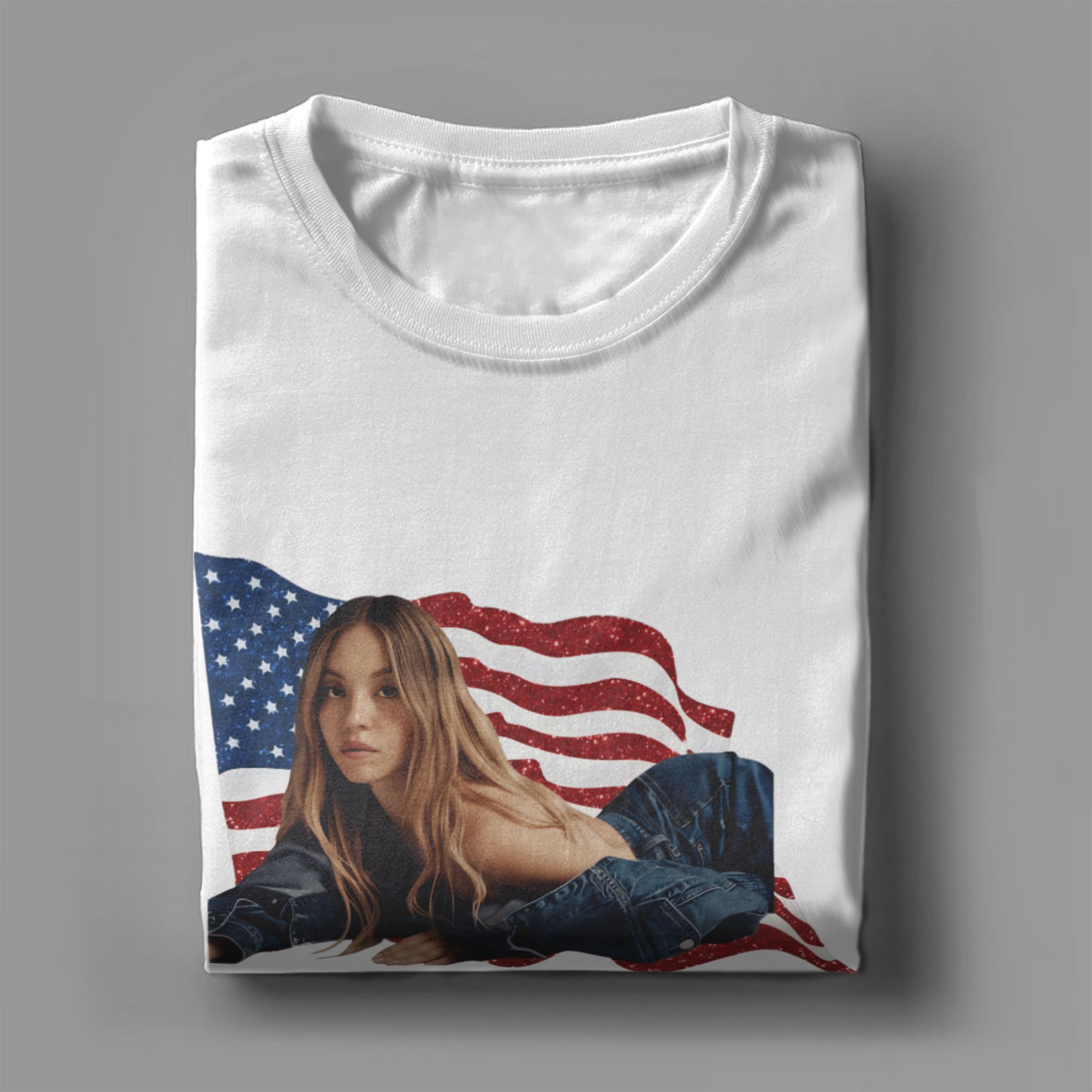 Kaos Katun Sydney Sweeney Kaos - Men'S Fashion Sydney ulasan dan harga