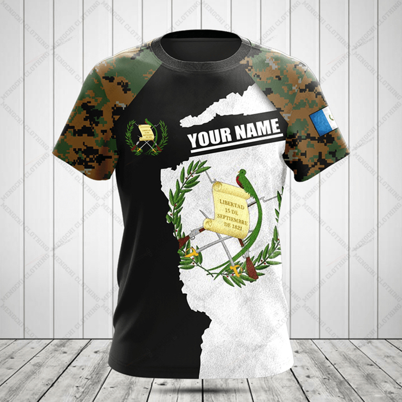Kaos Grafis Bendera Guatemala  - Men'S Fashion Guatemala ulasan dan harga