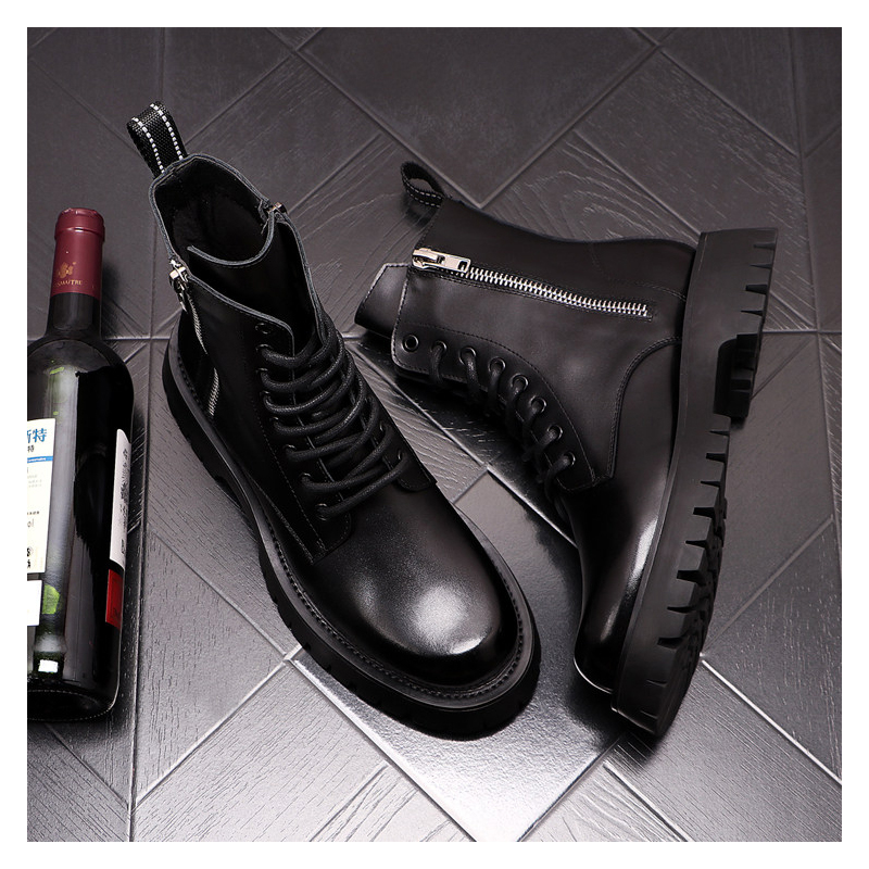 Sepatu Bot Kulit Asli Pria Mew - Chelsea Boots Men ulasan dan harga