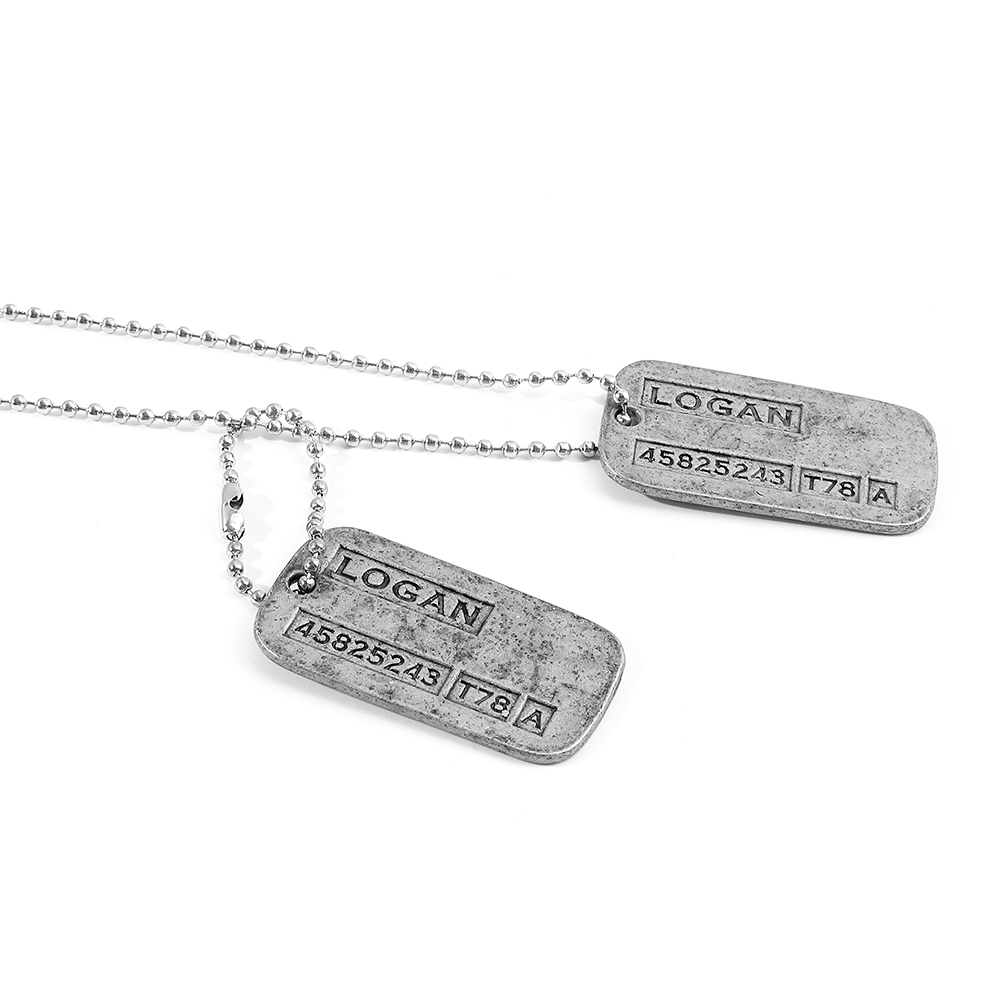 Kalung Kartu Militer X-Men Wol - Men'S Fashion X ulasan dan harga