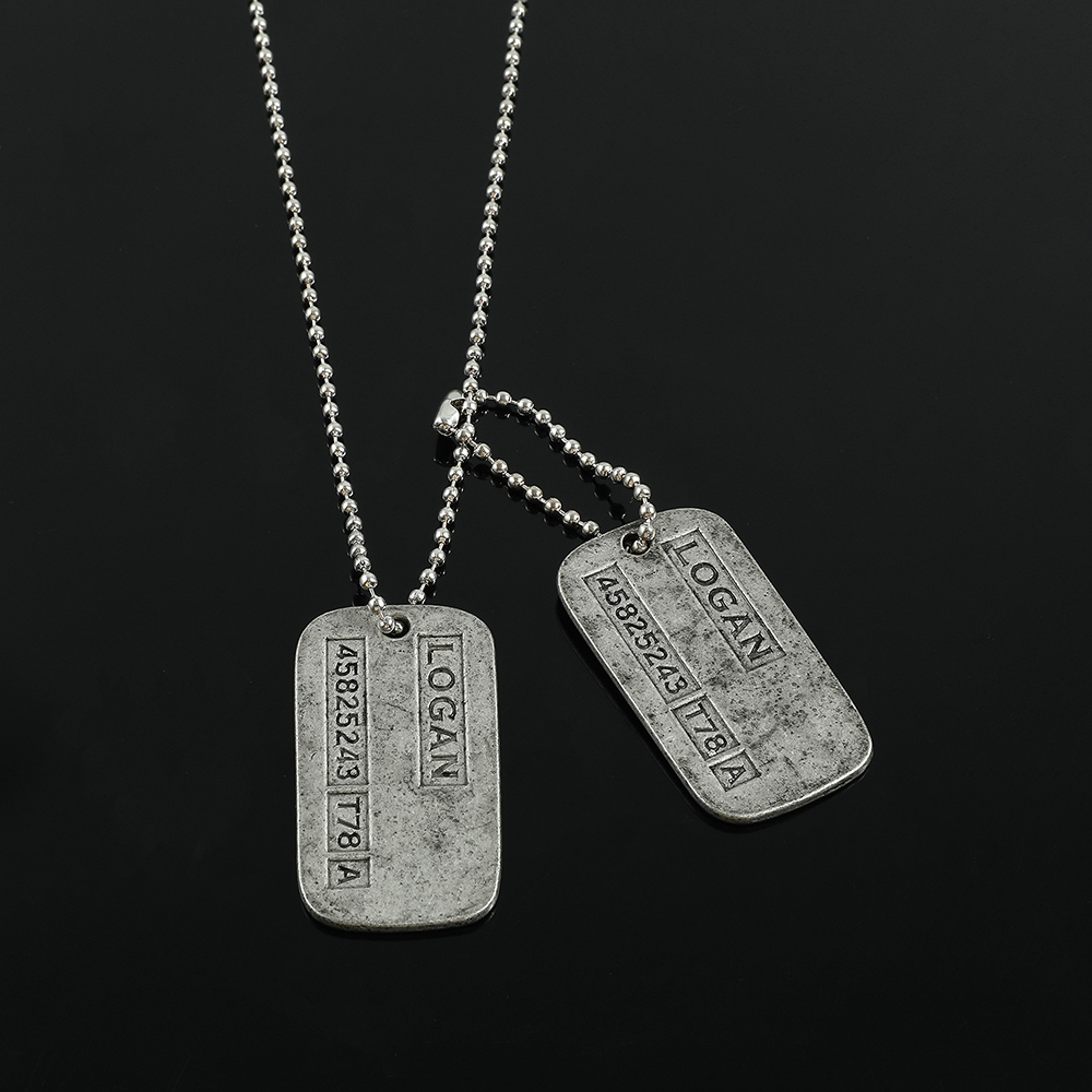 Kalung Kartu Militer X-Men Wol - Men'S Fashion X ulasan dan harga