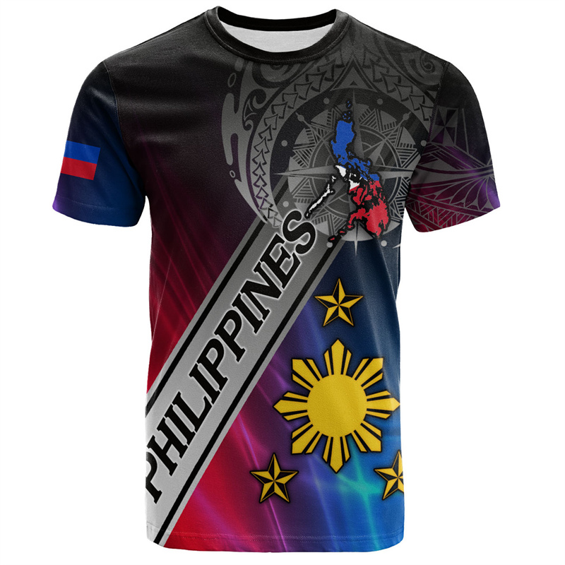 T Shirt gambar lambang nasiona - Men'S Fashion Philippines ulasan dan harga