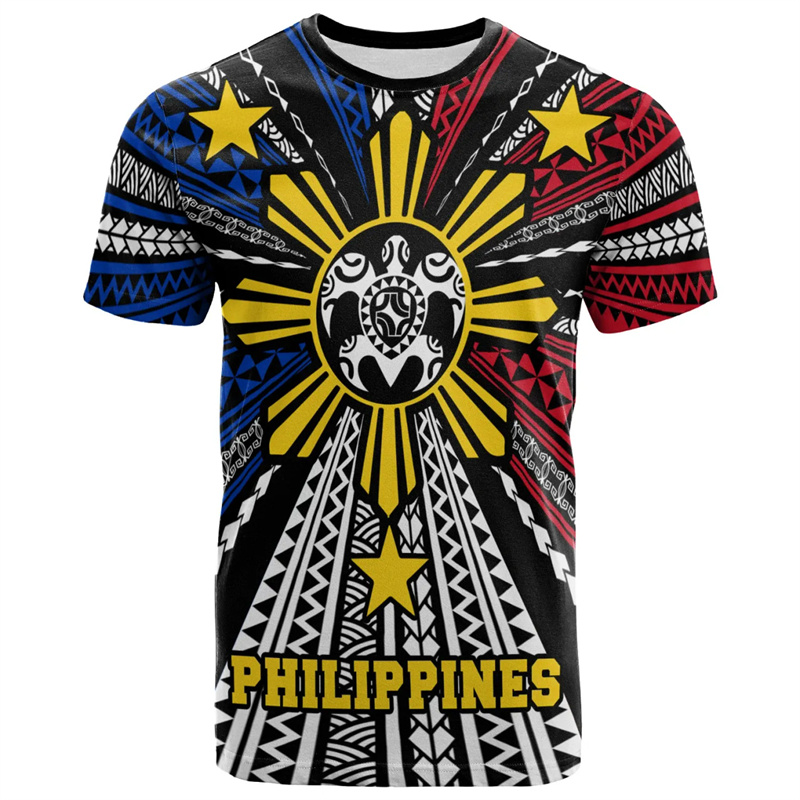 T Shirt gambar lambang nasiona - Men'S Fashion Philippines ulasan dan harga