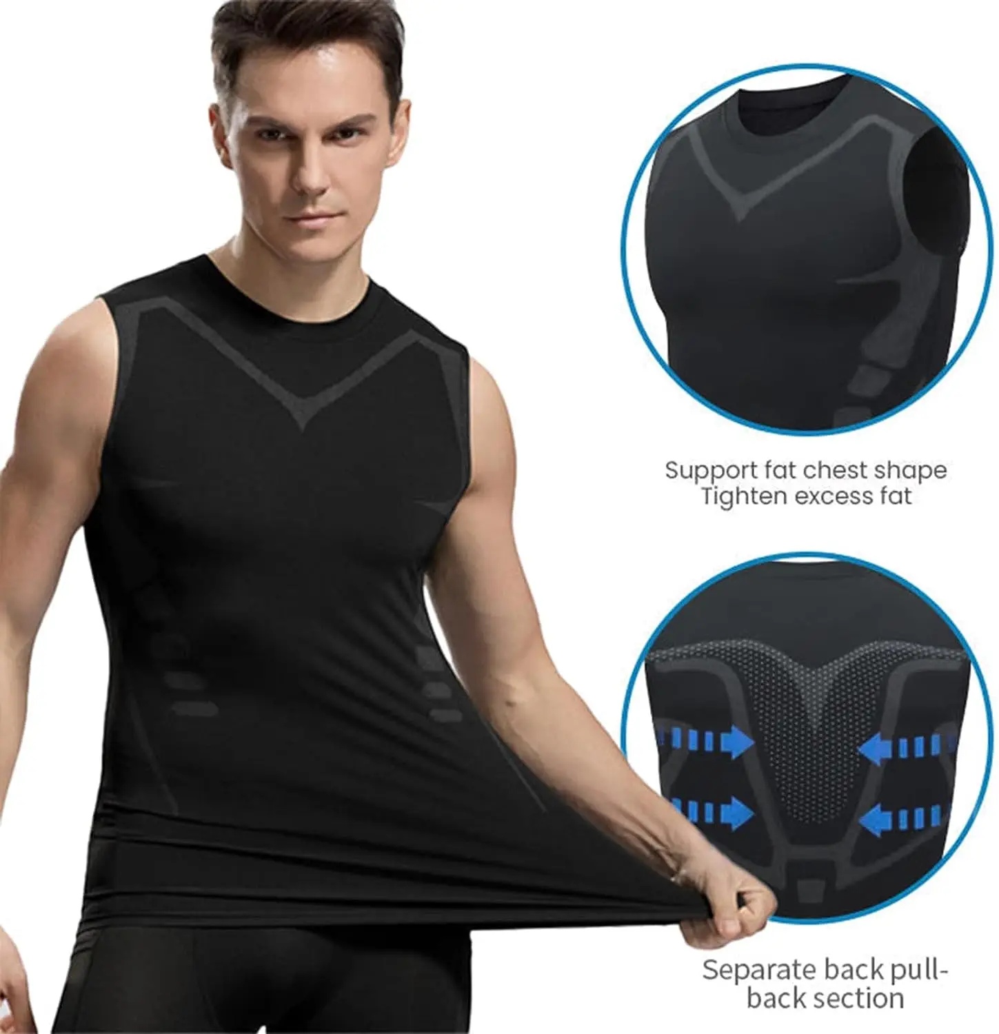 Tank Top Kompresi Pria, Kaos G - Muscle Tee Workout ulasan dan harga