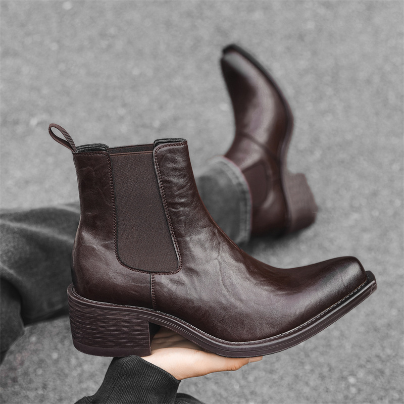 Sepatu bot chelsea tinggi mode - Chelsea Boots Men ulasan dan harga