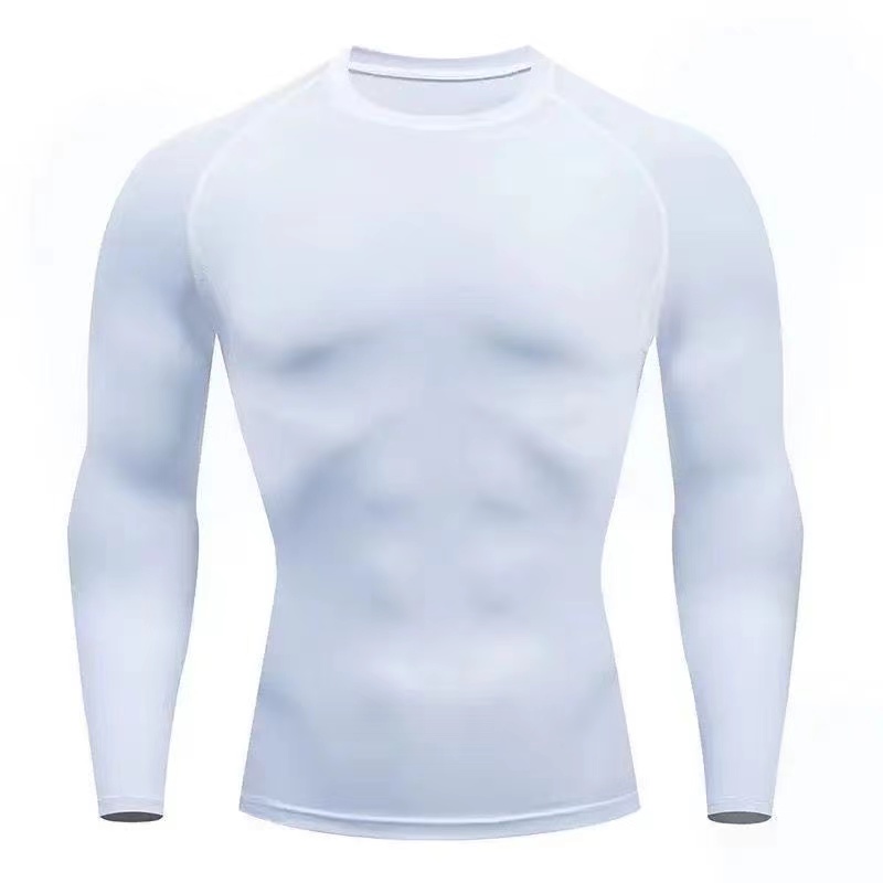 Kaos Lari Kompresi Pria Lengan - Muscle Tee Workout ulasan dan harga